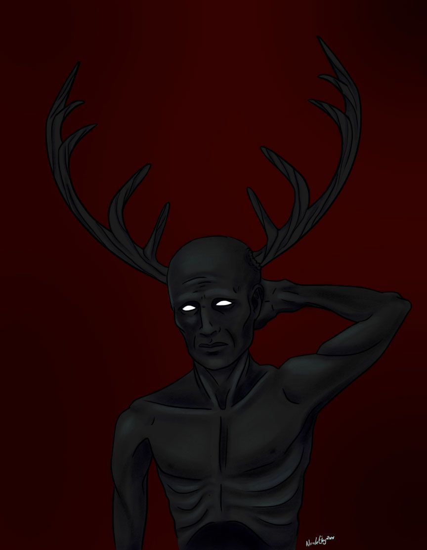 Hannibal Wendigo print, 11"x17." 2014