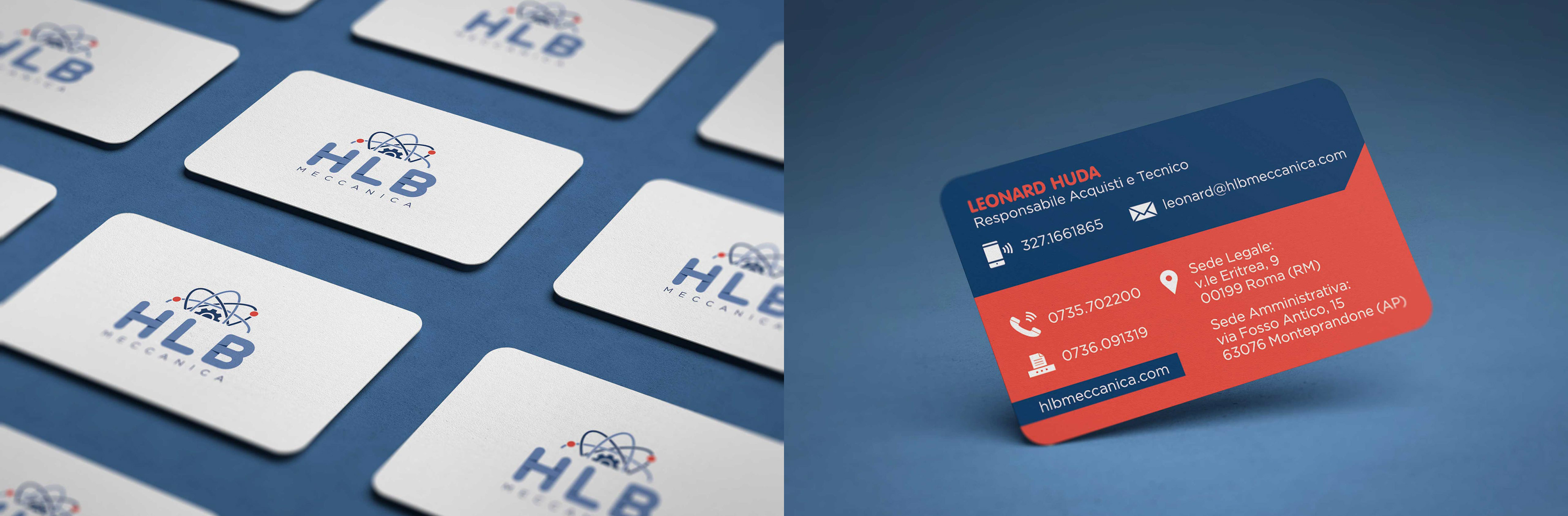 HLB Meccanica - Business Card ©Ideareattiva