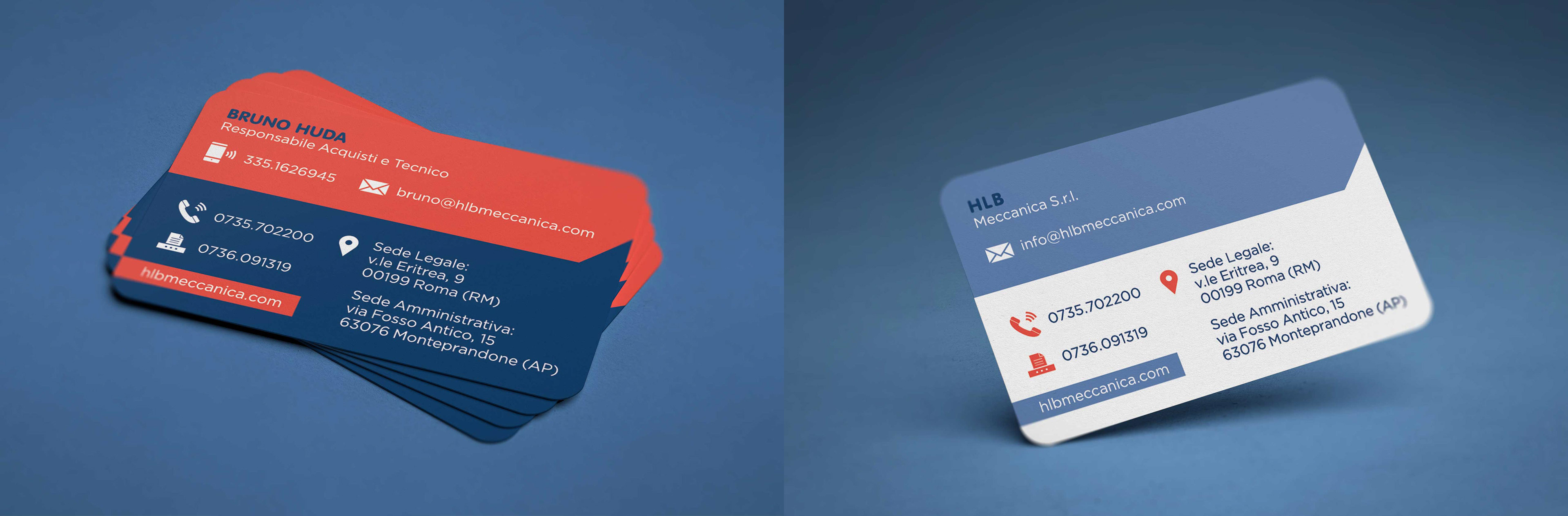 HLB Meccanica - Business Card ©Ideareattiva