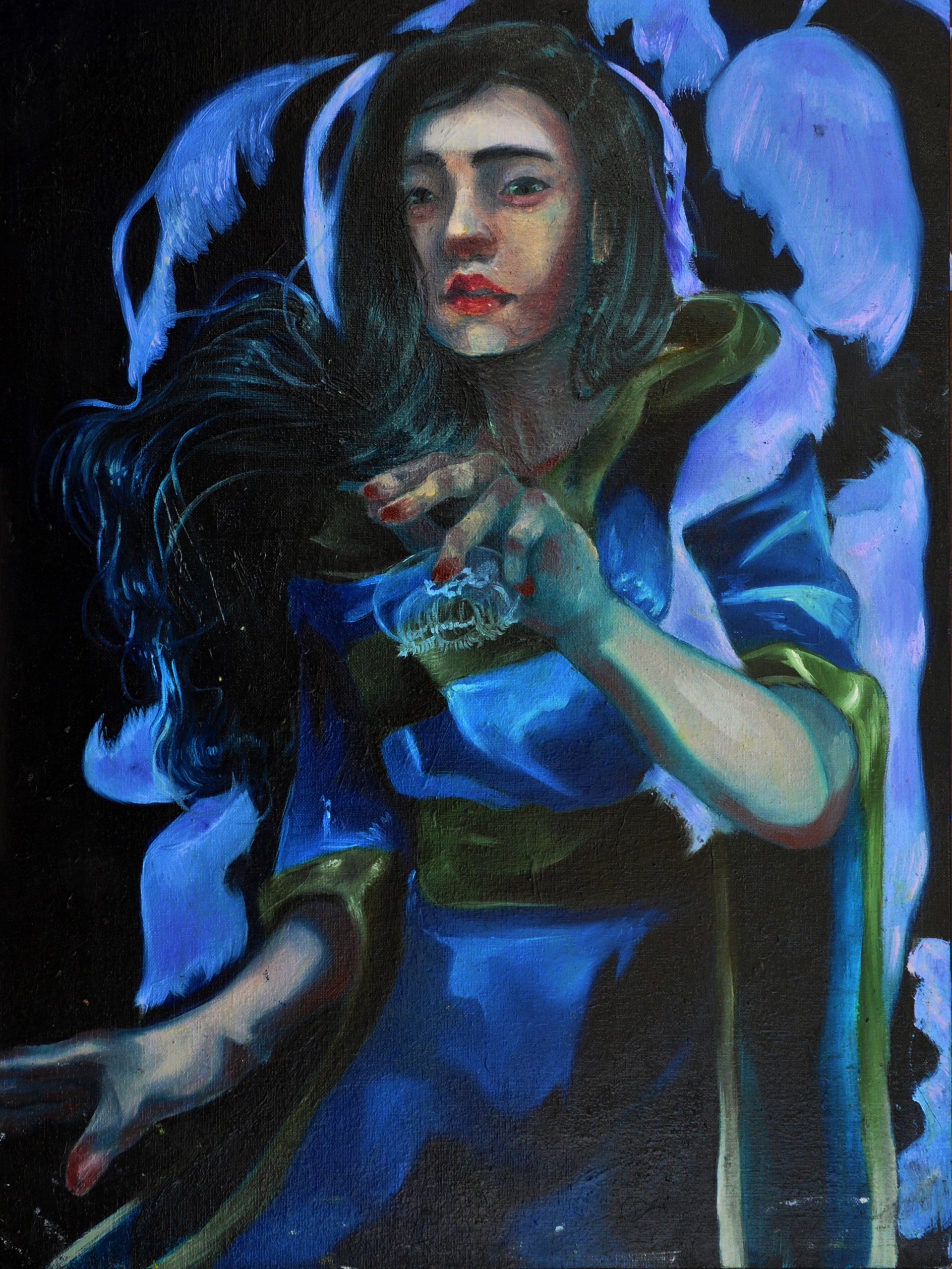 Goddess of Sorrow, 18"x24", Oil