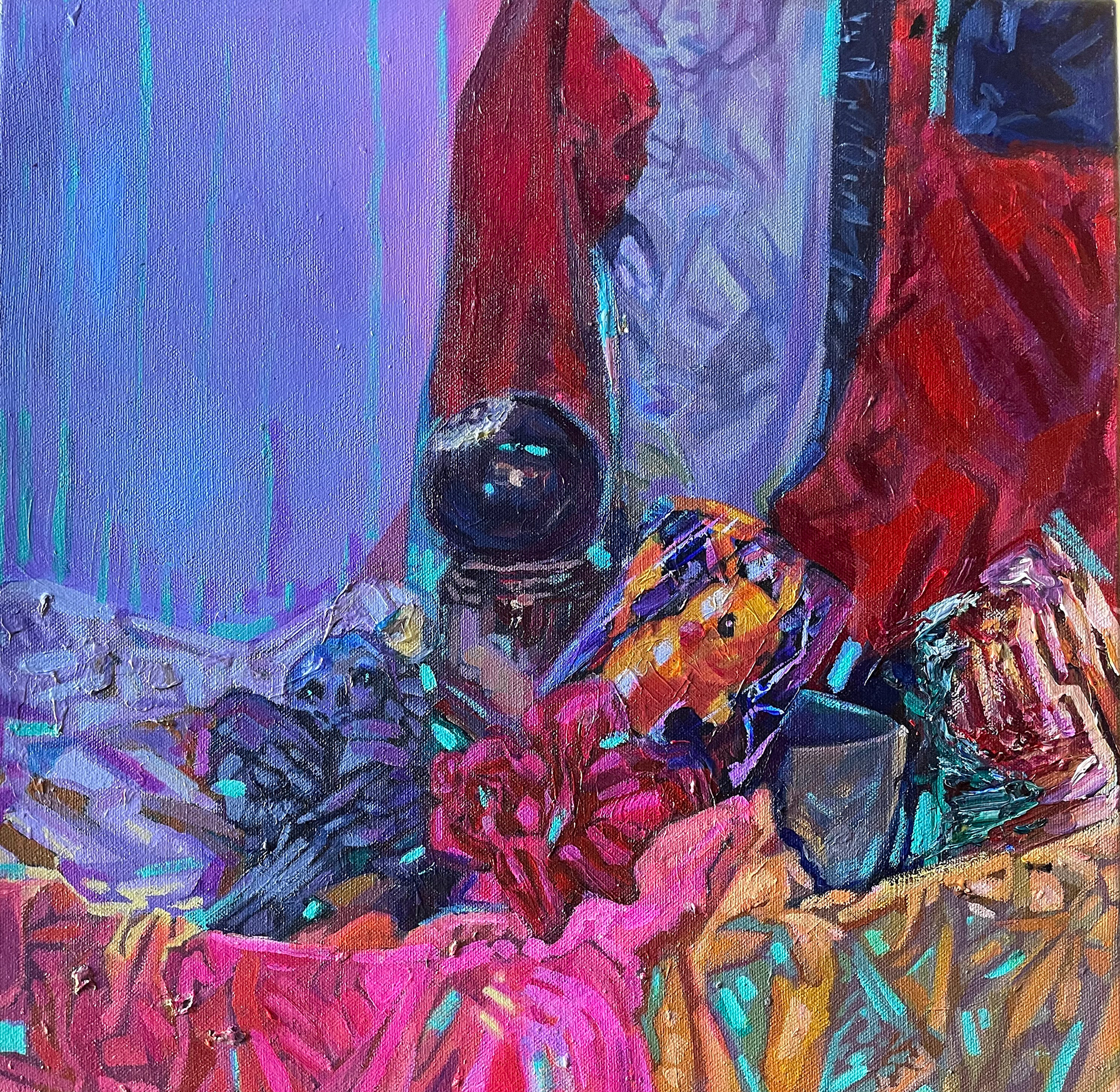 Modern Ofrenda, 24" x 24", Acrylic