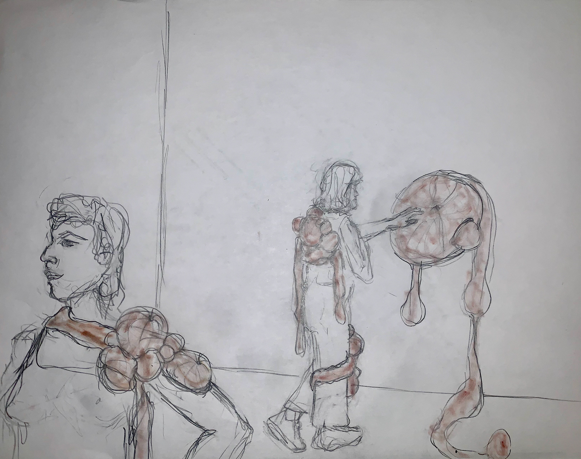 Preliminary sketches : body interaction