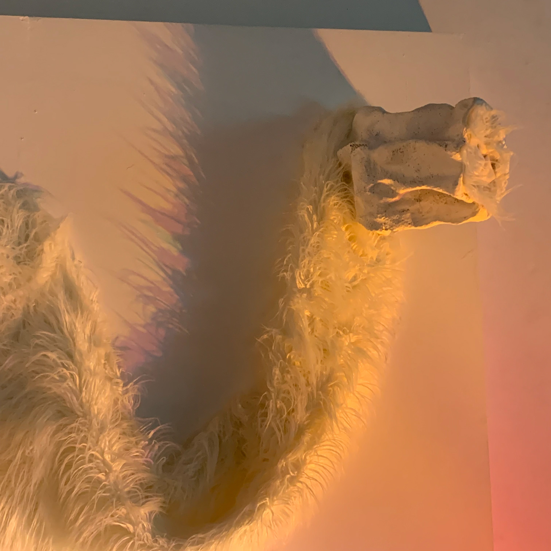 Detail of scent vessels with lights changing based on motion