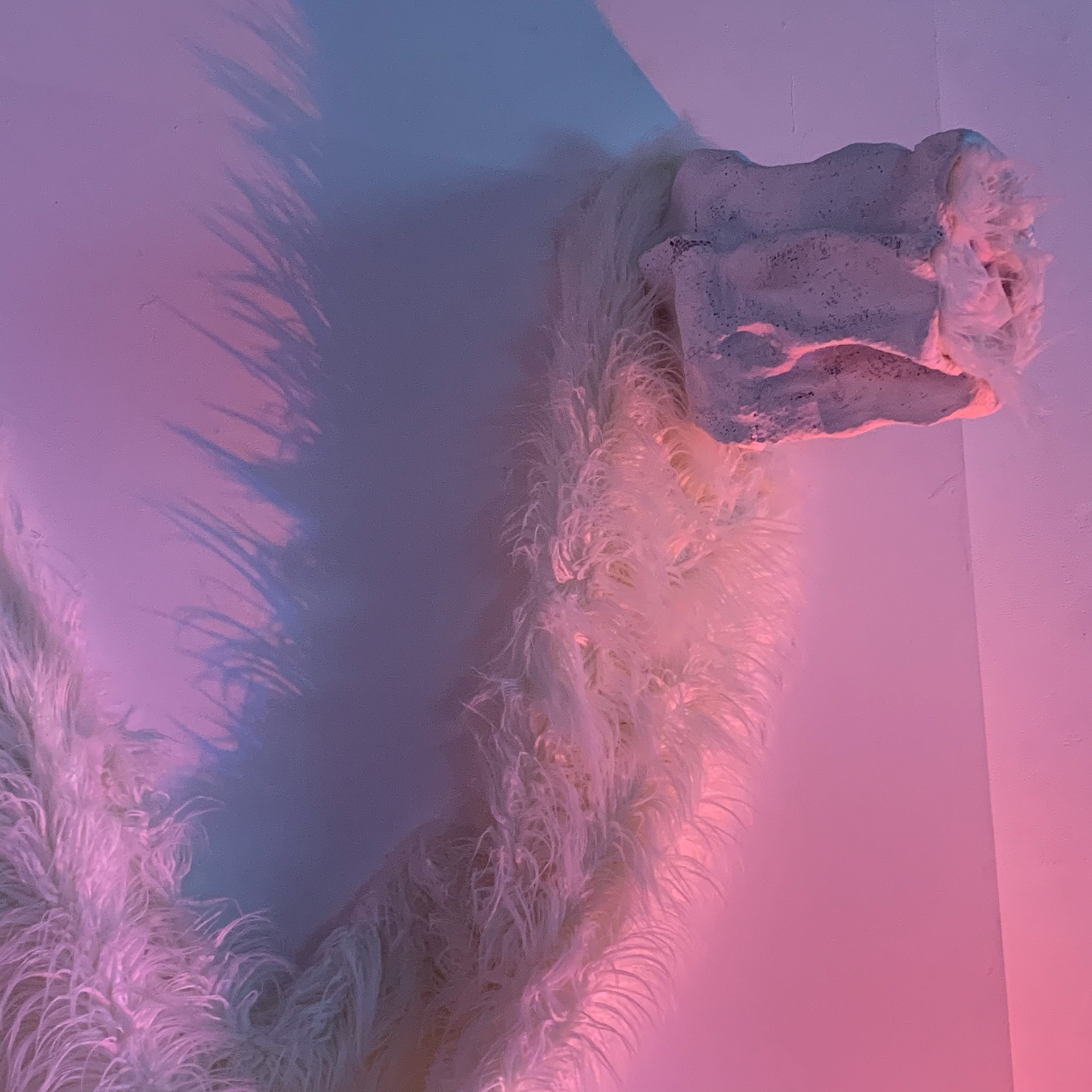 Detail of scent vessels with lights changing based on motion