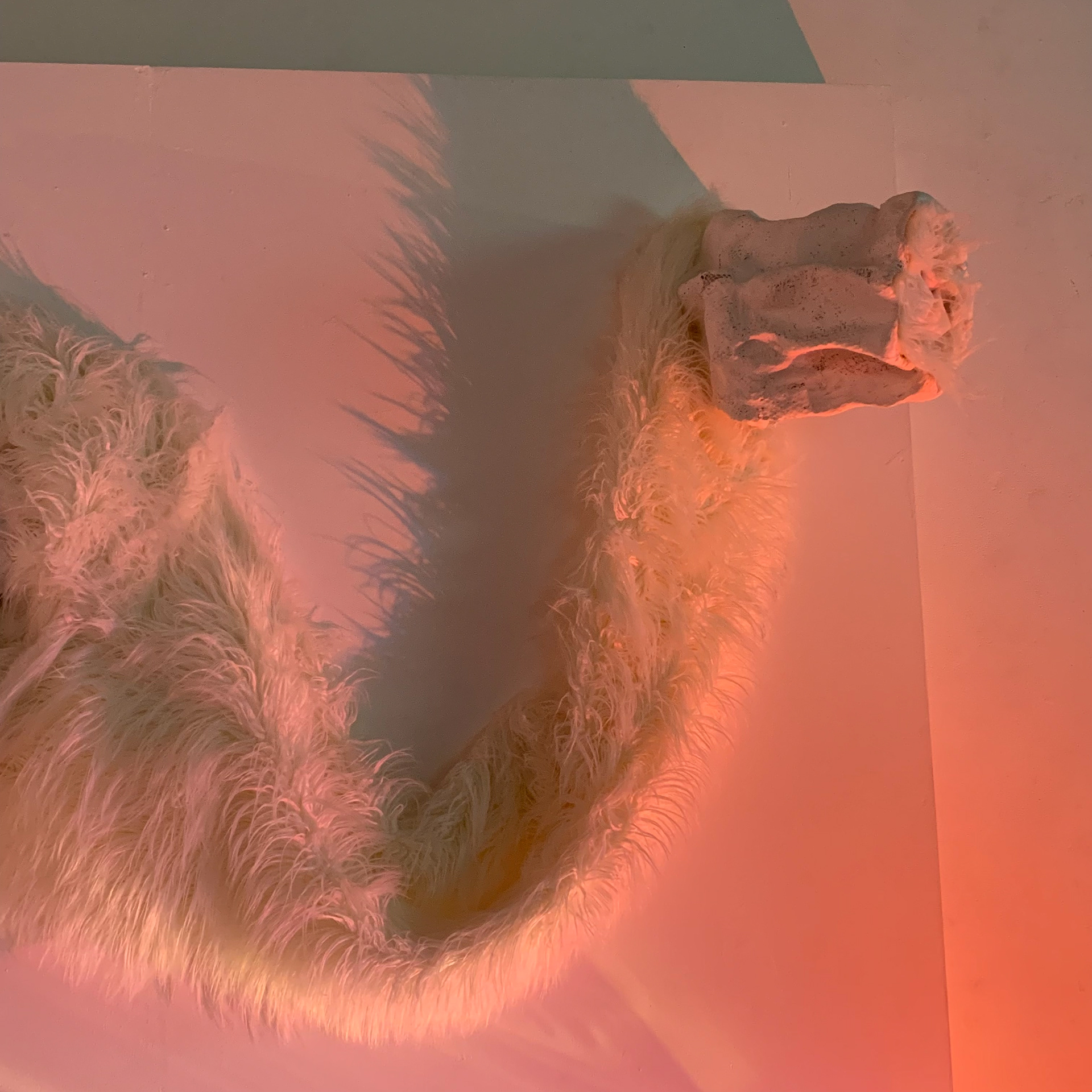 Detail of scent vessels with lights changing based on motion