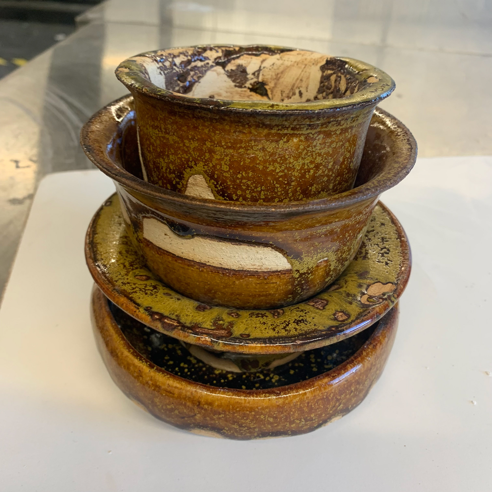 Hand thrown vessels