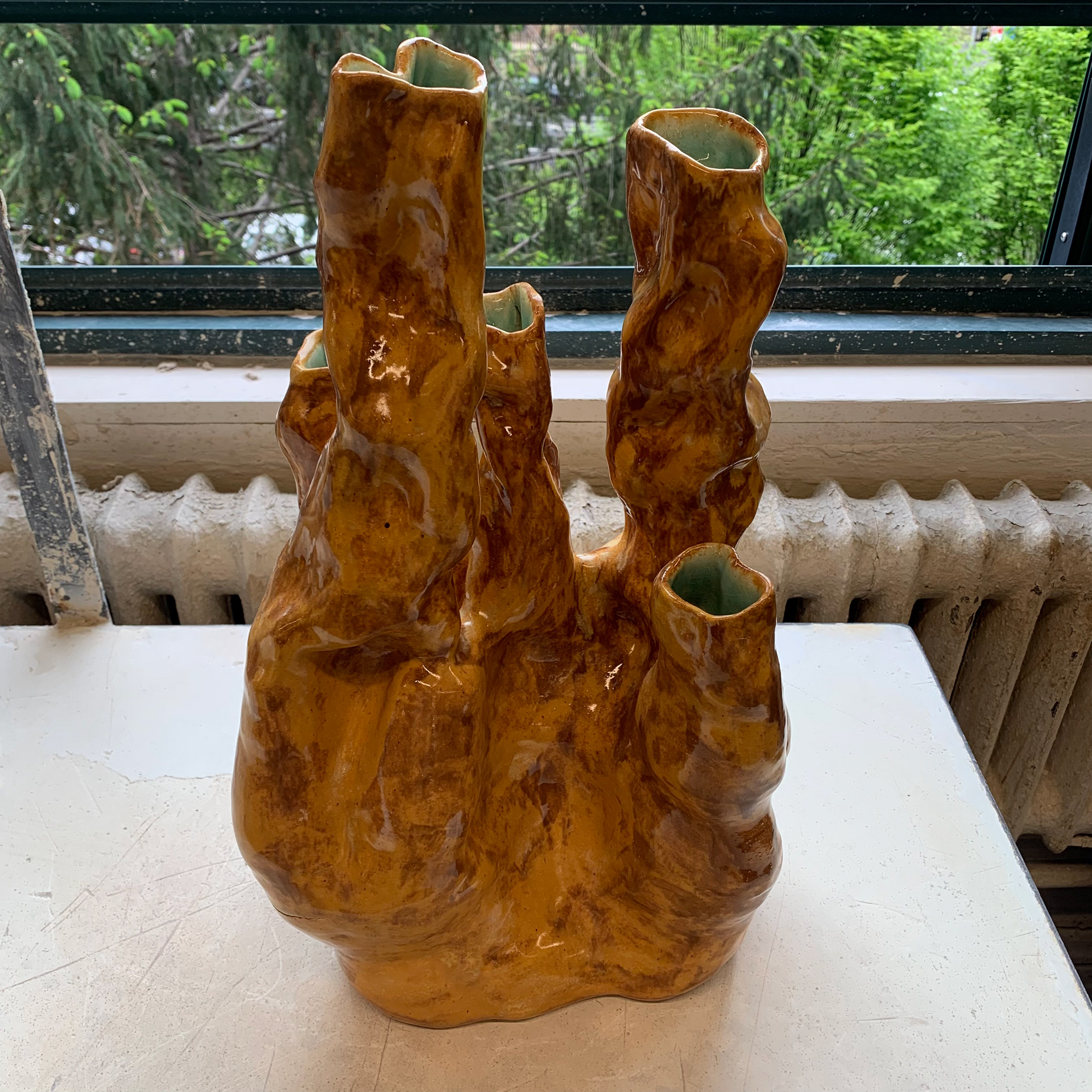 Abstract Candleholder, 1’x1’x2’