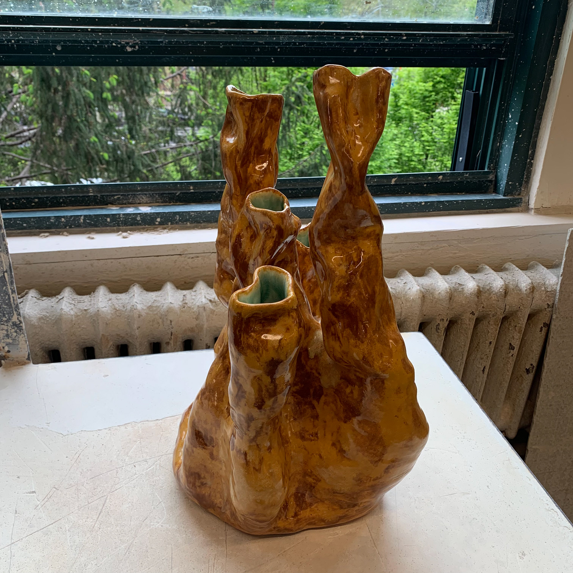 Abstract Candleholder, 1’x1’x2’