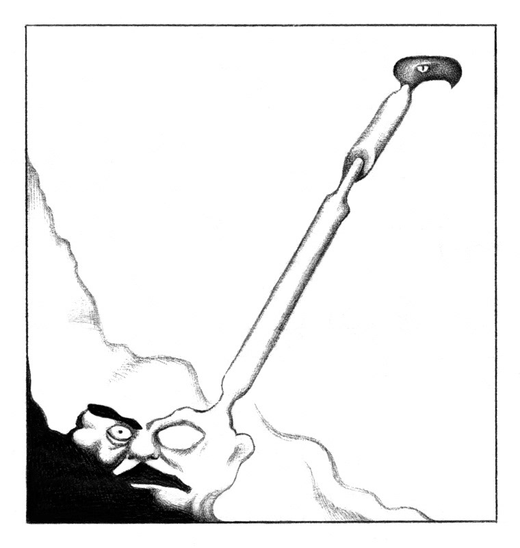 Fantasy on the Theme of the Eye Pecked-Out by a Vulture © 1995