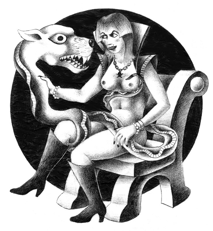 The Witch & the Wolfsnake © 1993