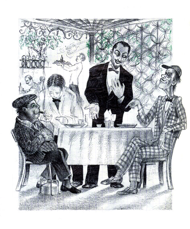 At the Griboedov Restaurant © 1995