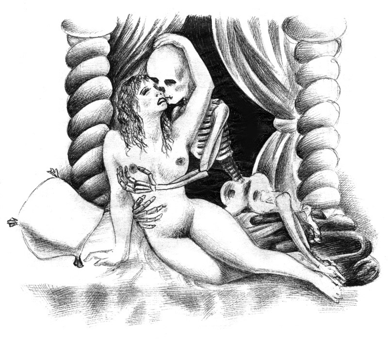 Death Kissing the Virgin's Lips © 1993
