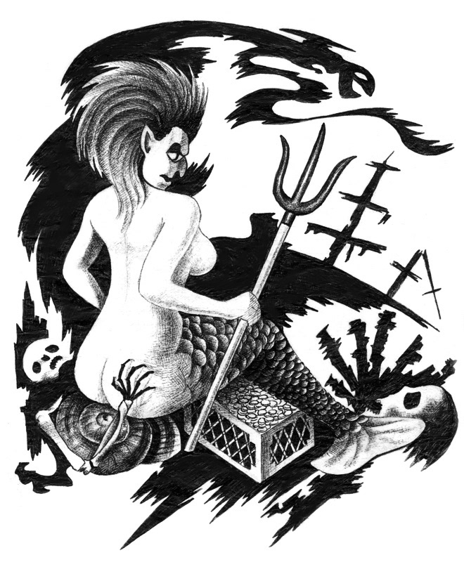 Old Queen of Mermaids © 1993