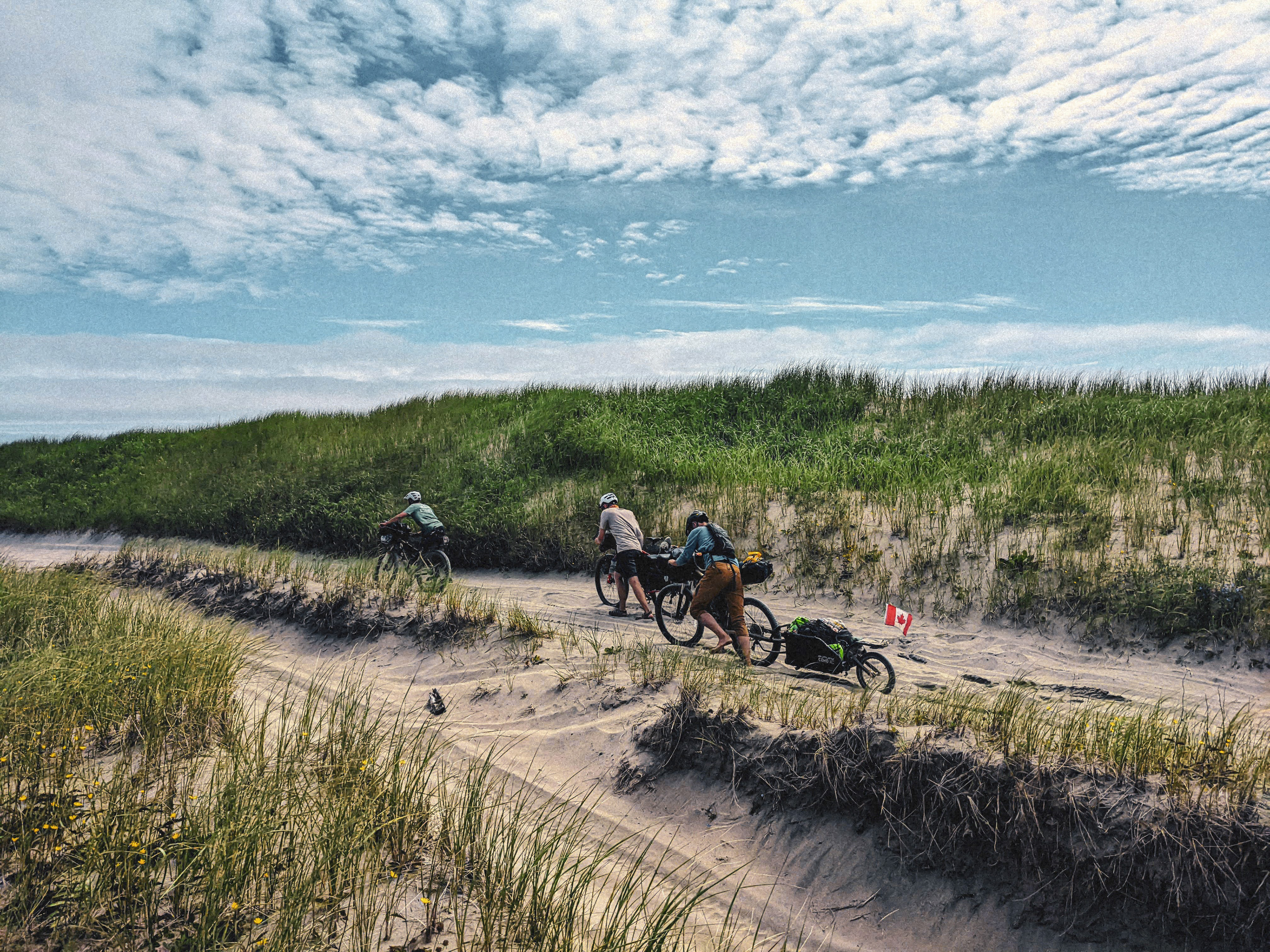 getting sandy