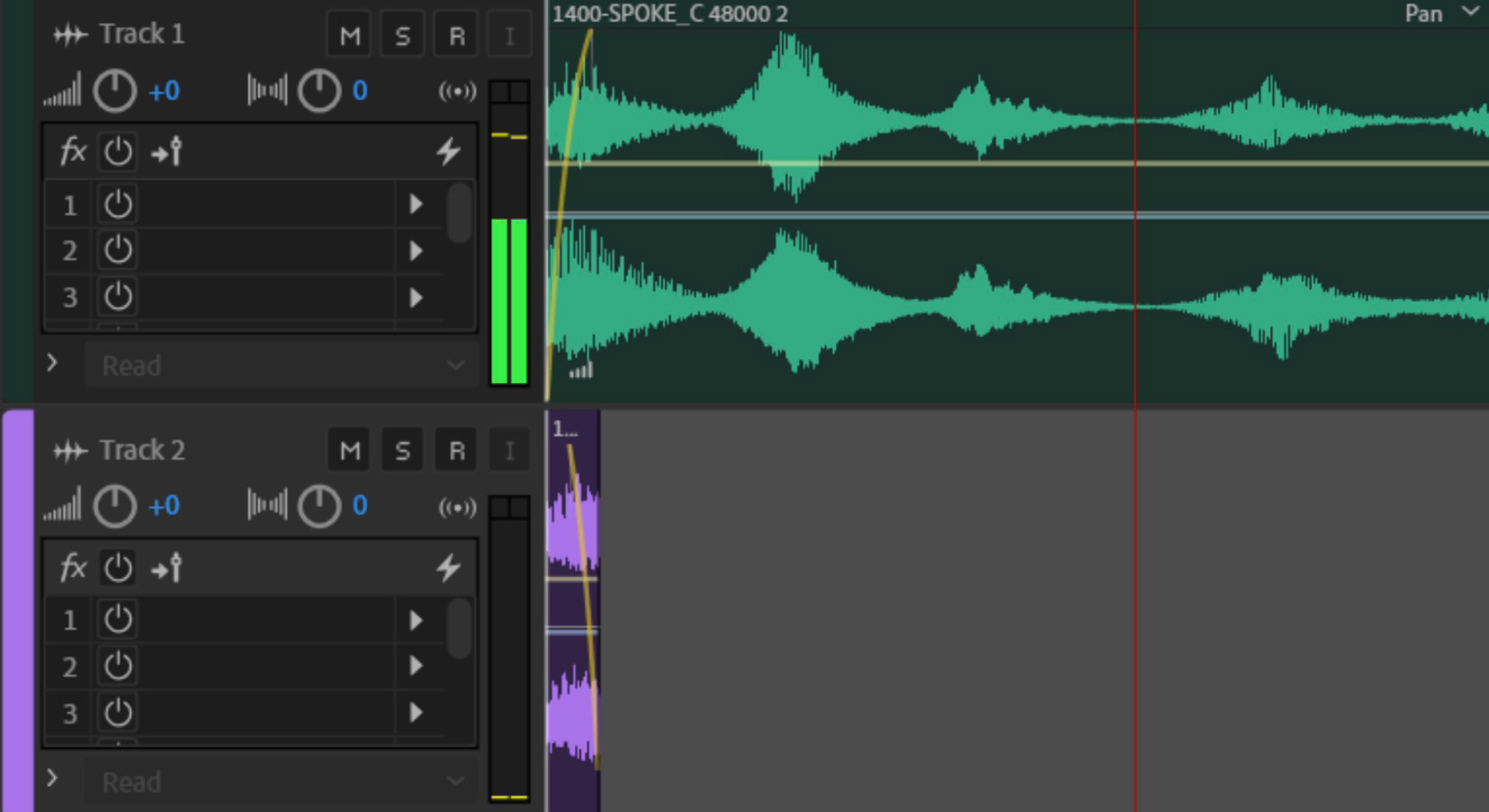 Setting up looping audio in Audition