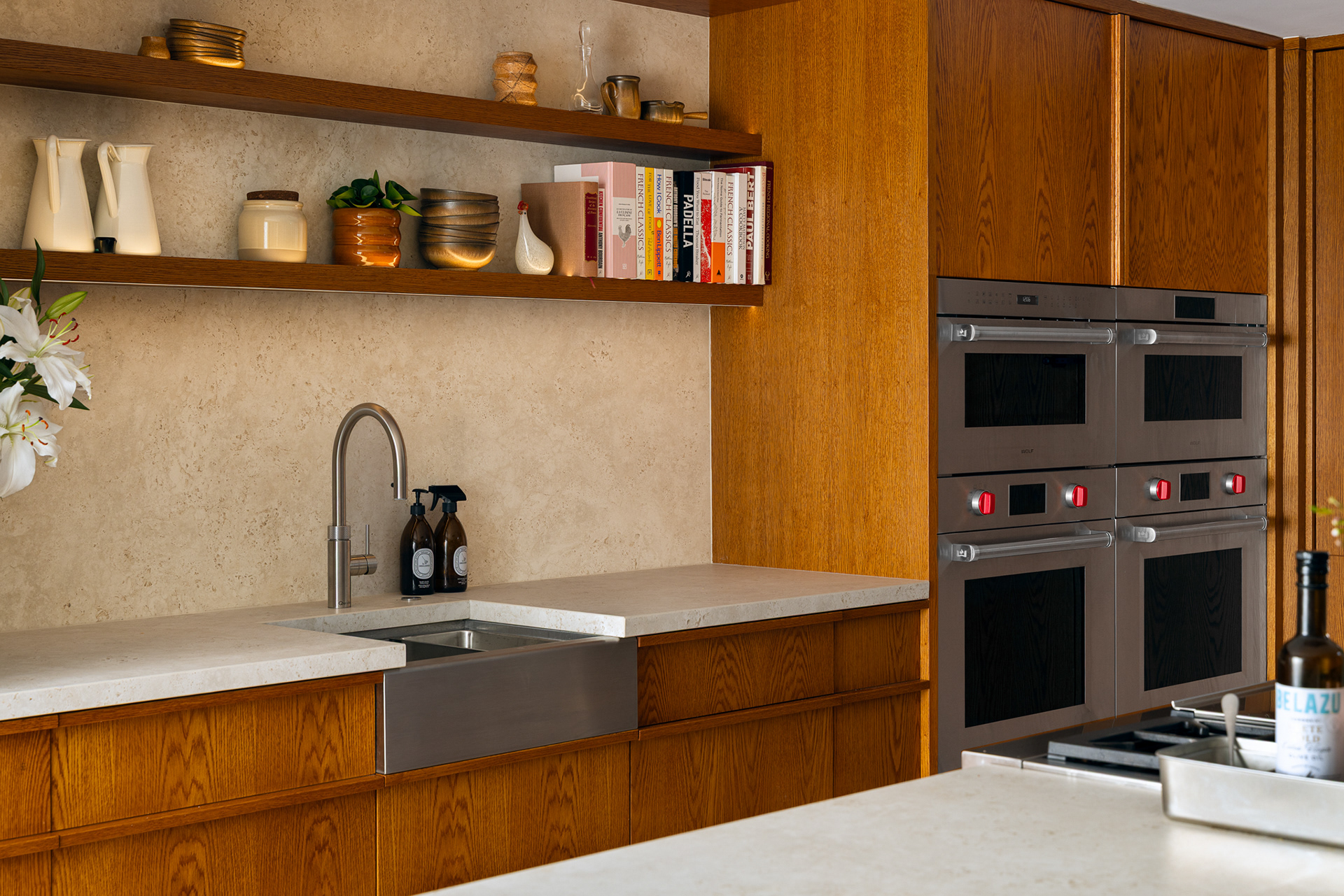 Integrated Wolf cooking appliances