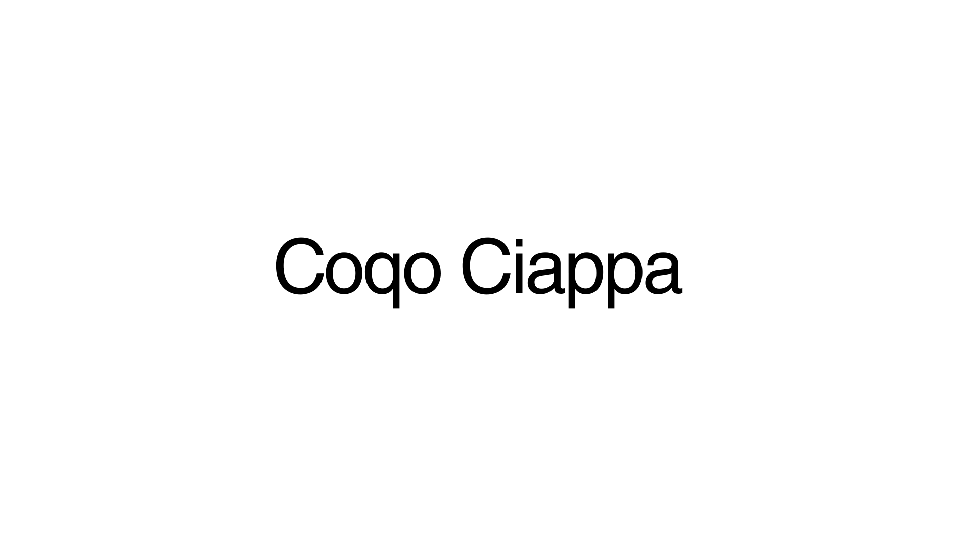 Coqo Ciappa