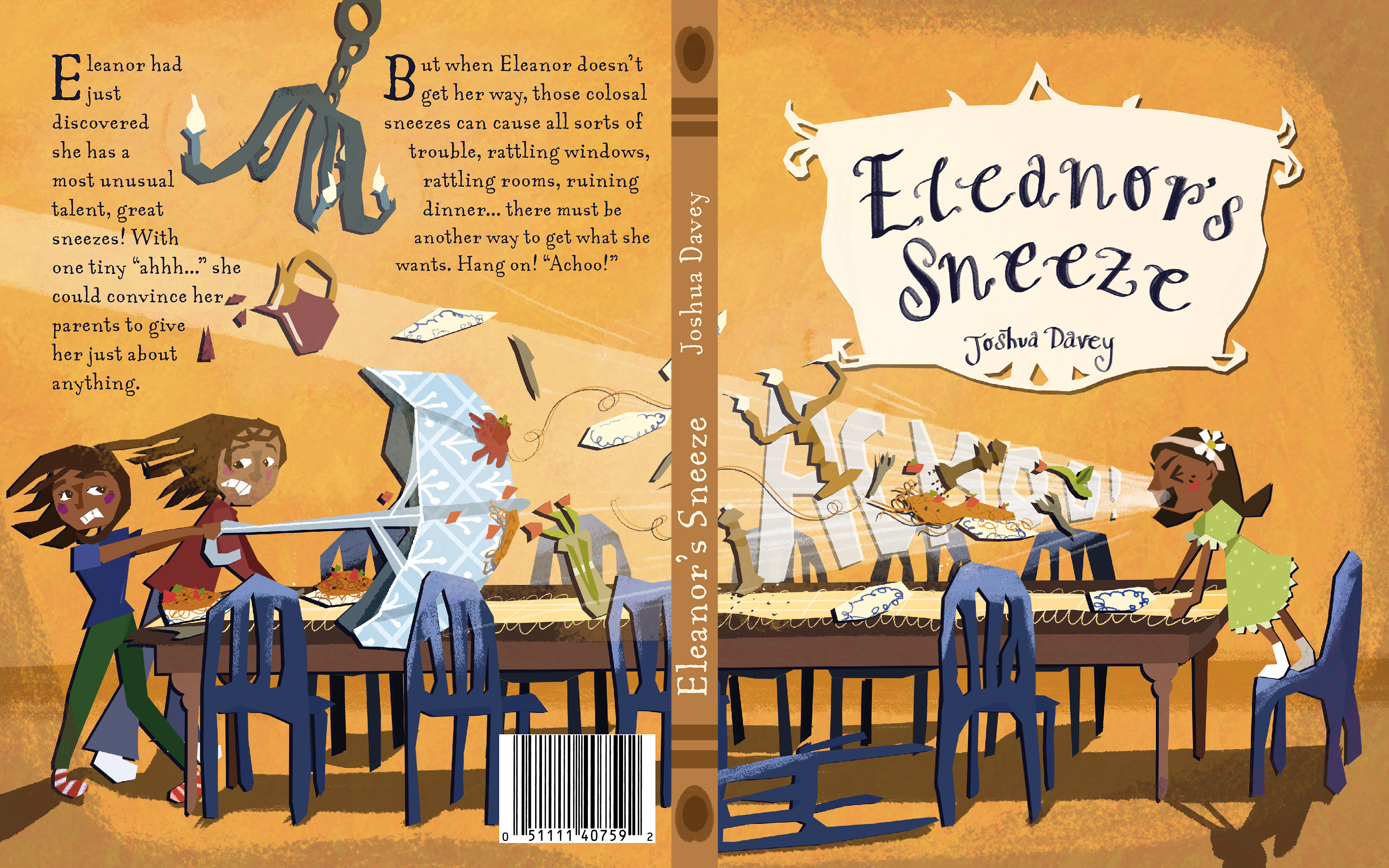 Cover for the imagined book - "Eleanor's Sneeze"