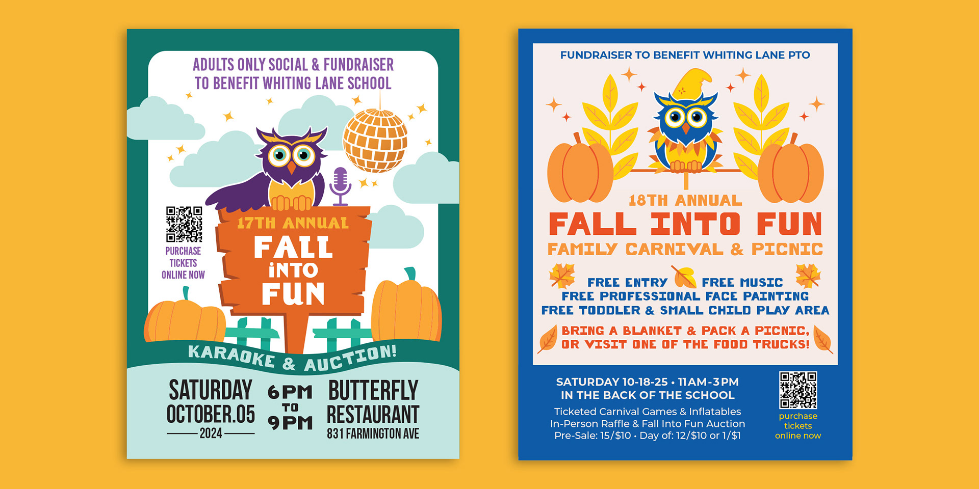 Whiting Lane Fall Into Fun Flyers 2024 & 2025