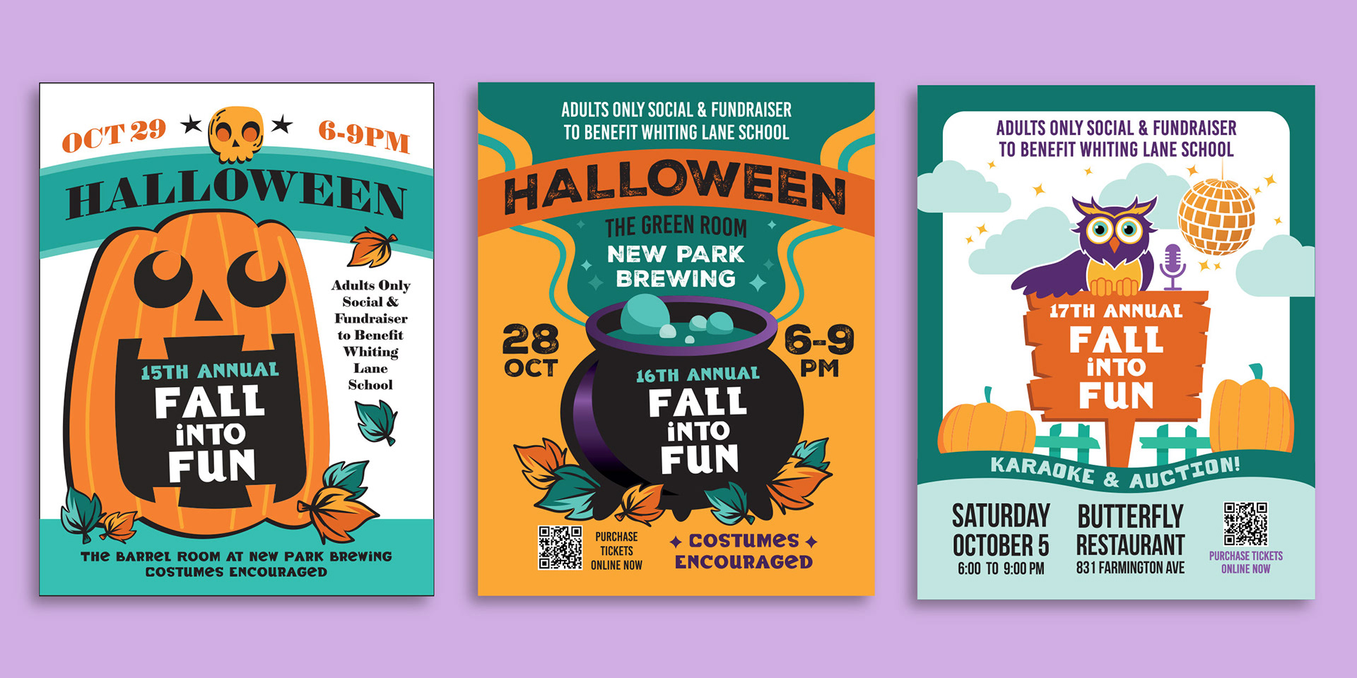 Whiting Lane Fall Event Signage