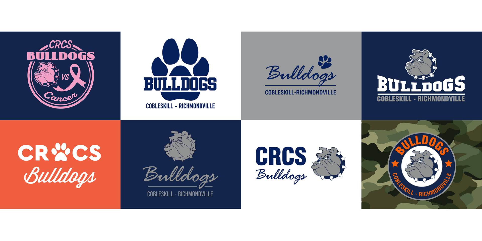 Cobleskill Richmondville Bulldogs Sportswear / Spiritwear Designs Using Stock Bulldog