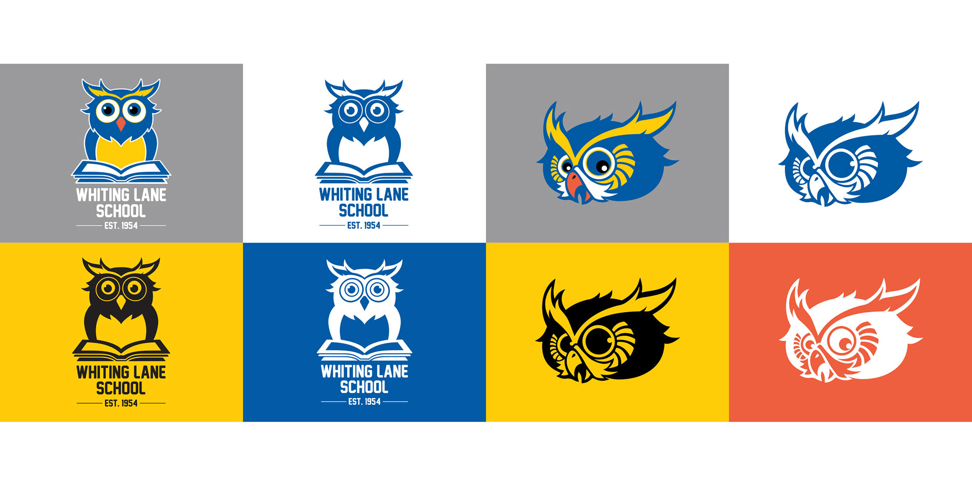 Whiting Lane School Mascot / Logo Designs