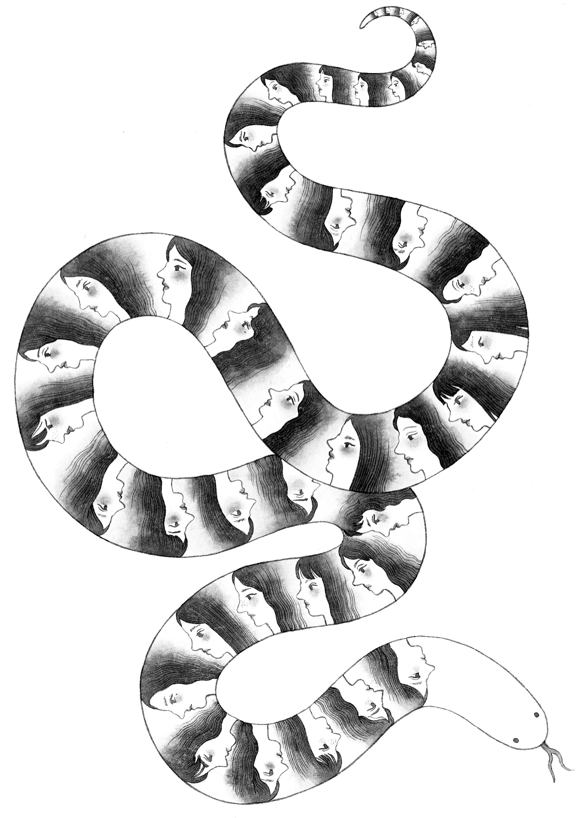 The Haewolsa Imugi, Ink on Mulberry paper, 29 x 41 cm, 2025