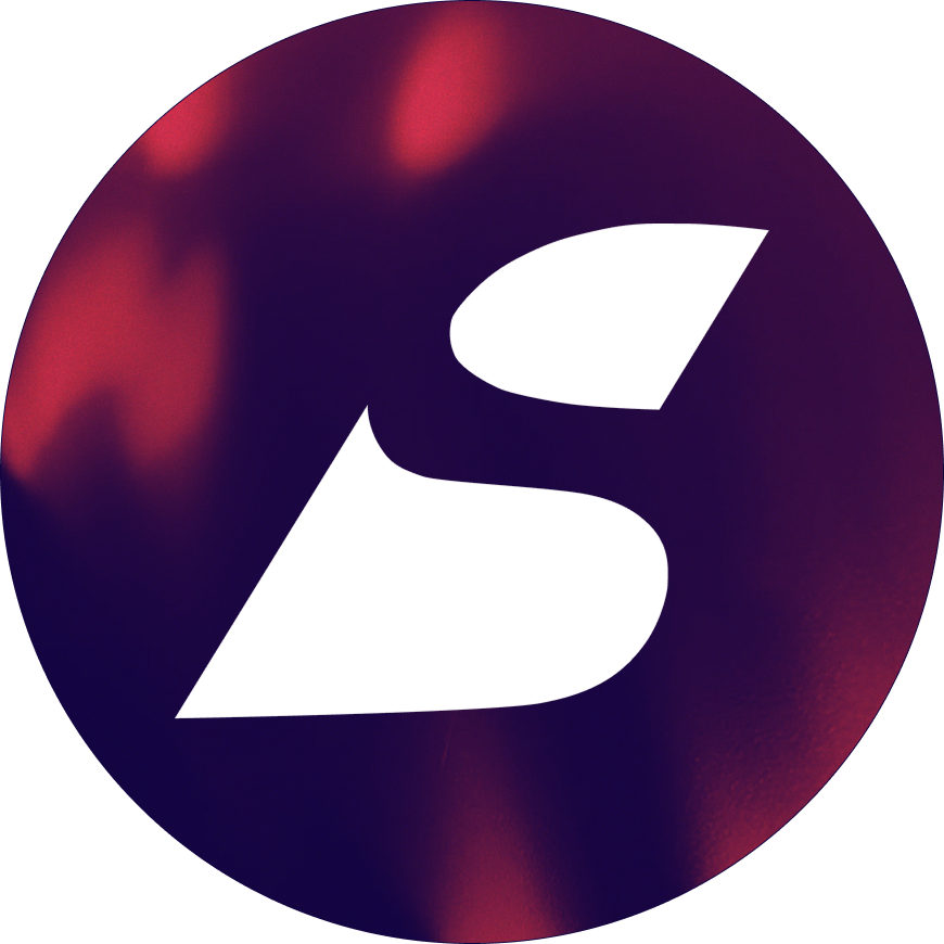 Logo made of undefined space