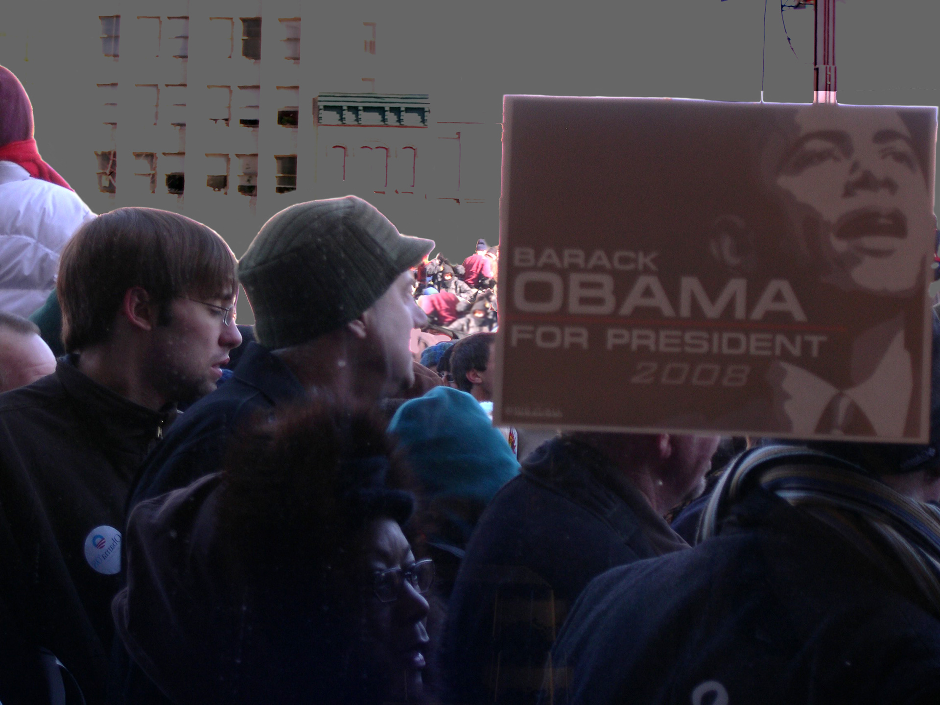 17,000 supporters gathered in Springfield IL to see and hear Barack Obama announce his run for the presidency.