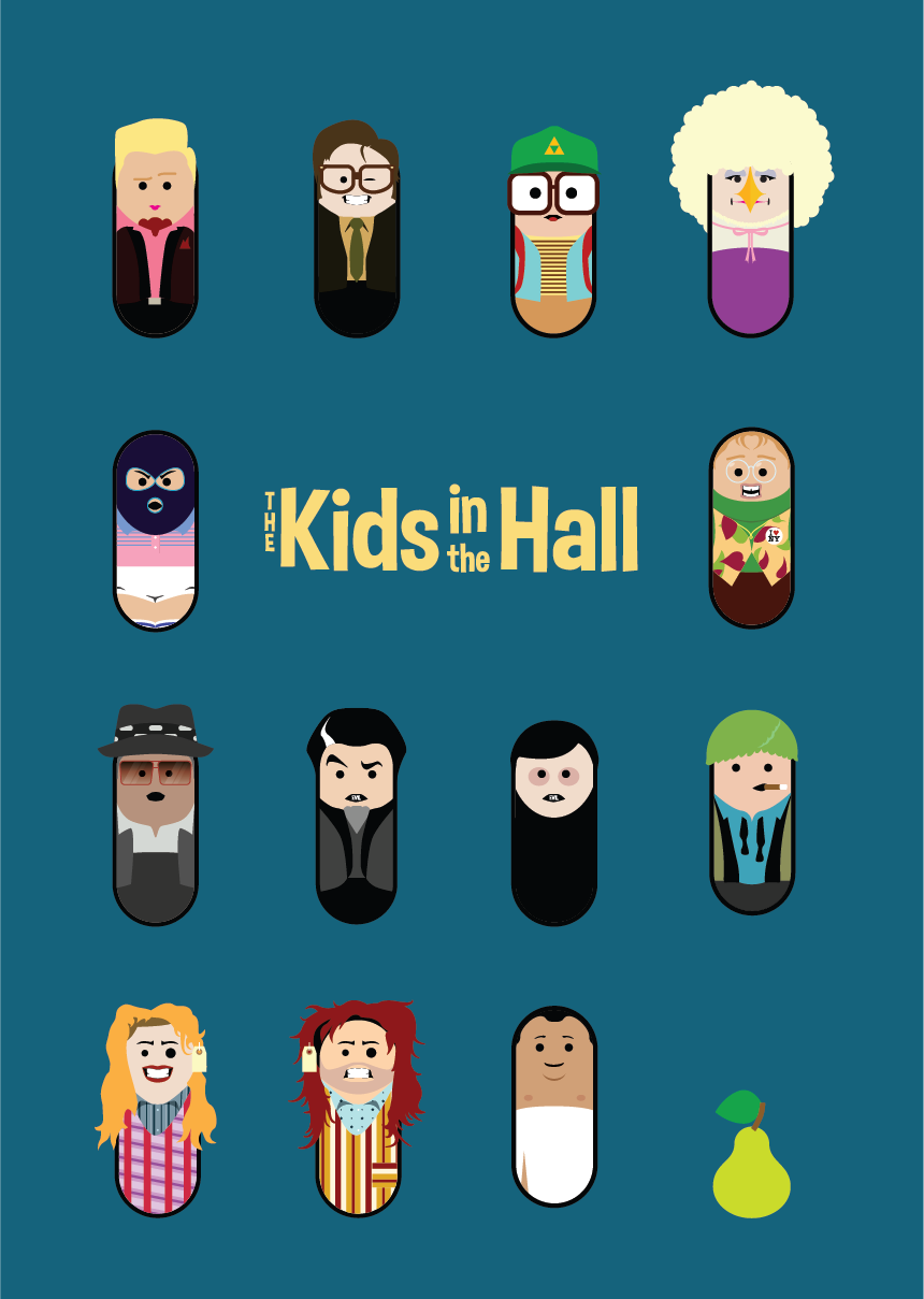 The Kids in the Hall character poster