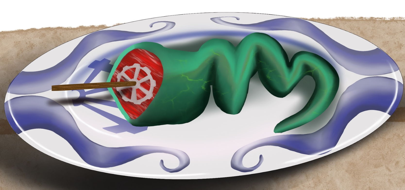 Tentacle on a stick - Food Concept
