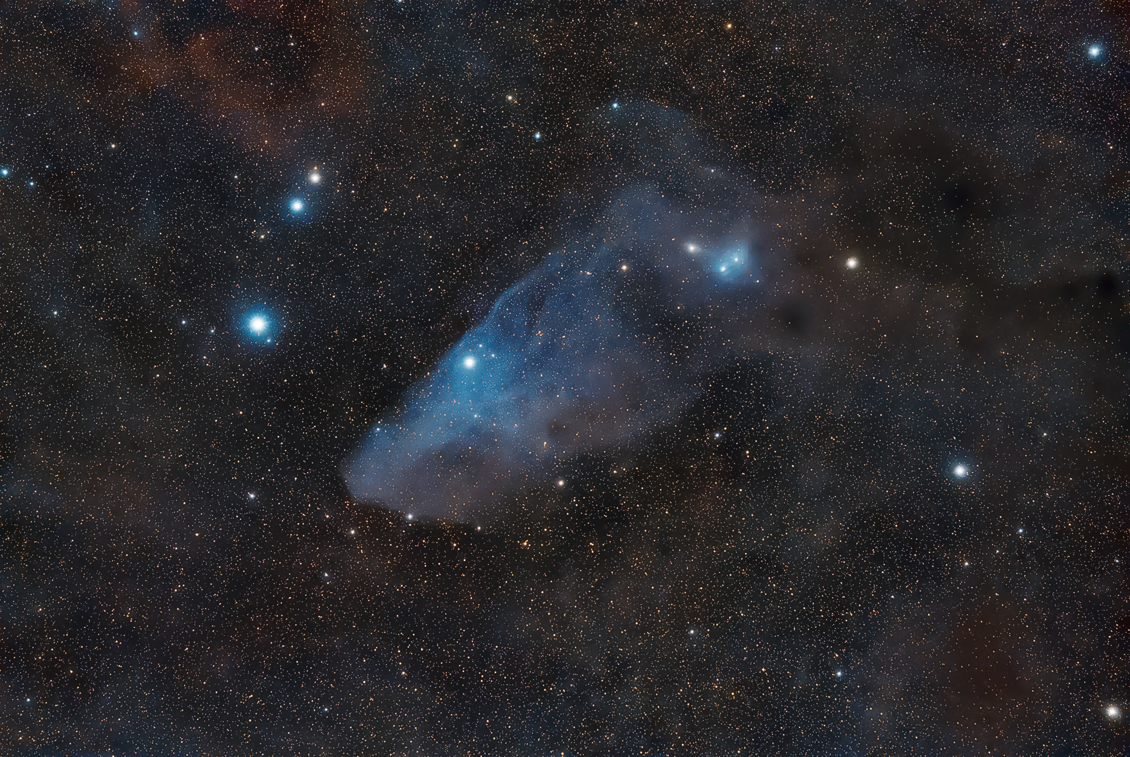 Blue Horsehead nebula
