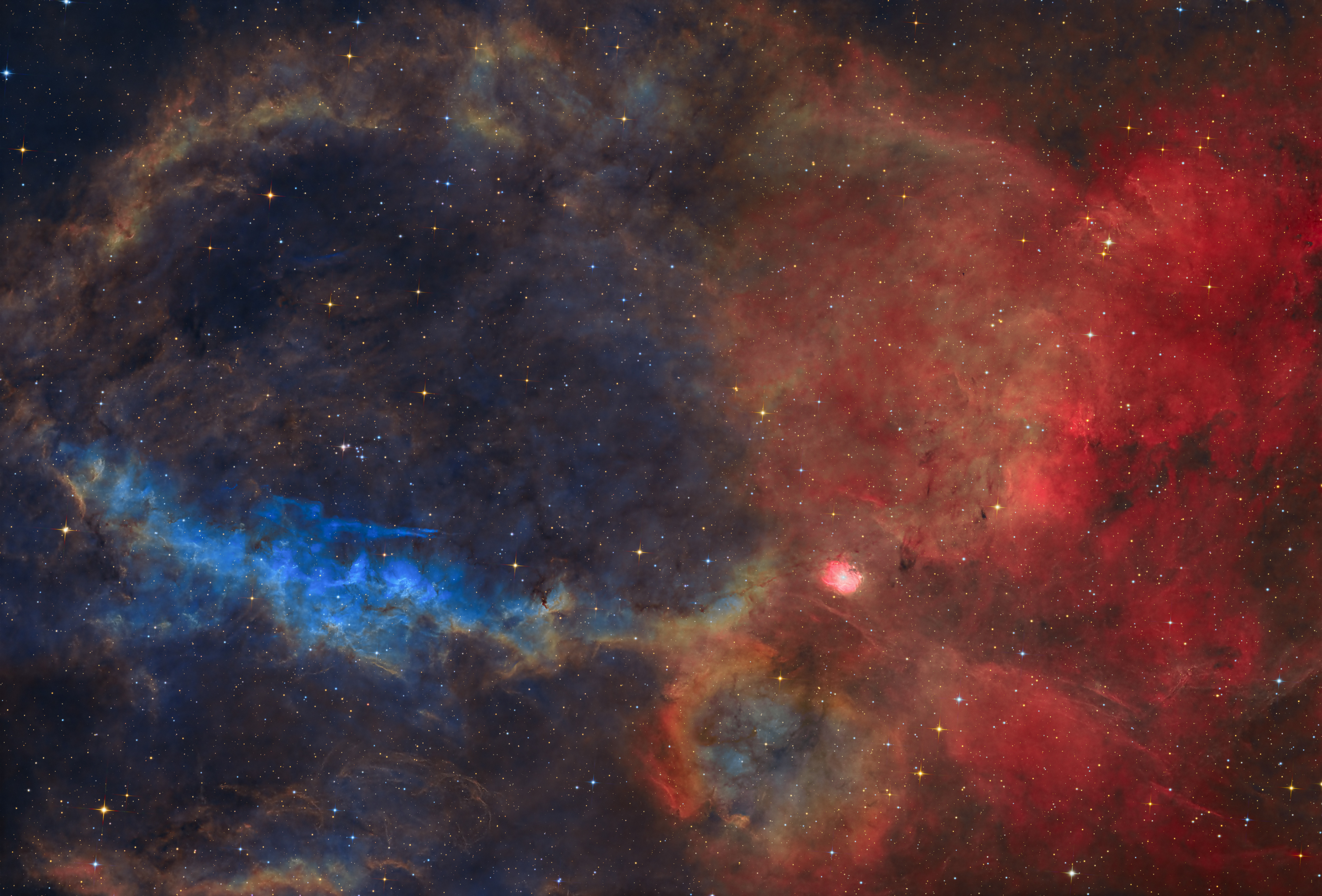 Lobster Claw - L(Sii)HOO-RGB
