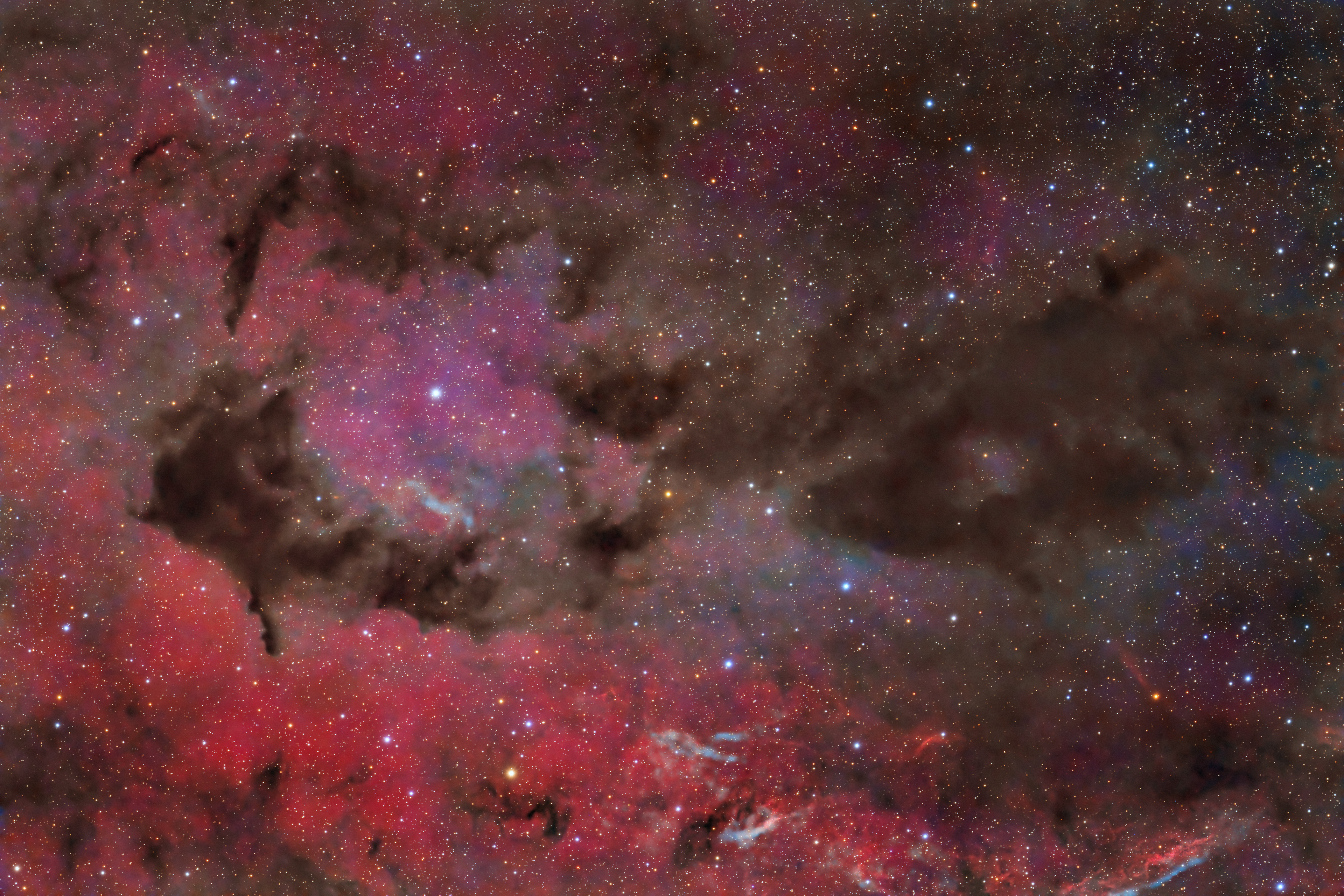 Barnard 11 an Barnard 13 in HOO-LRGB