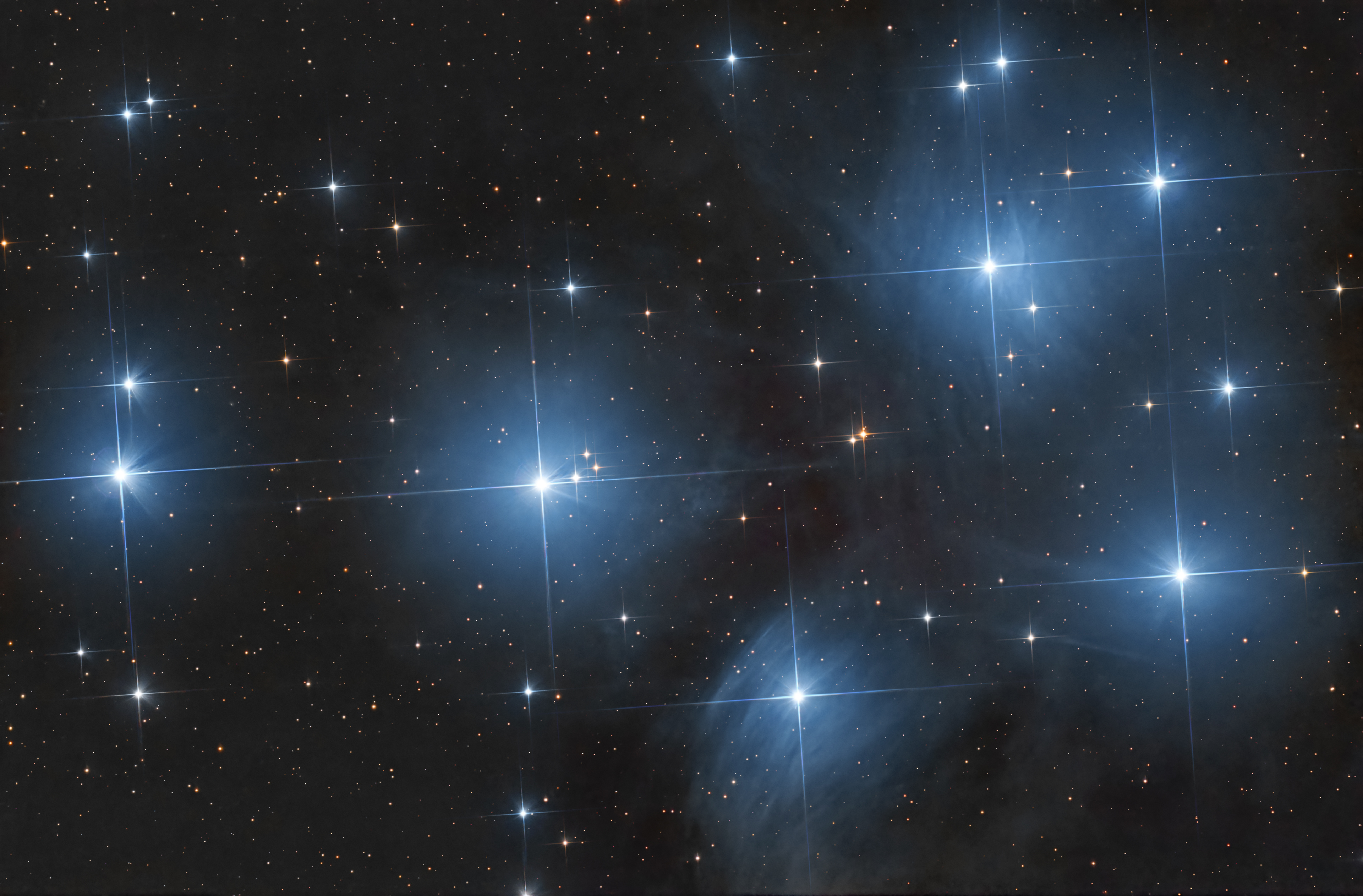 The Pleiades close-up