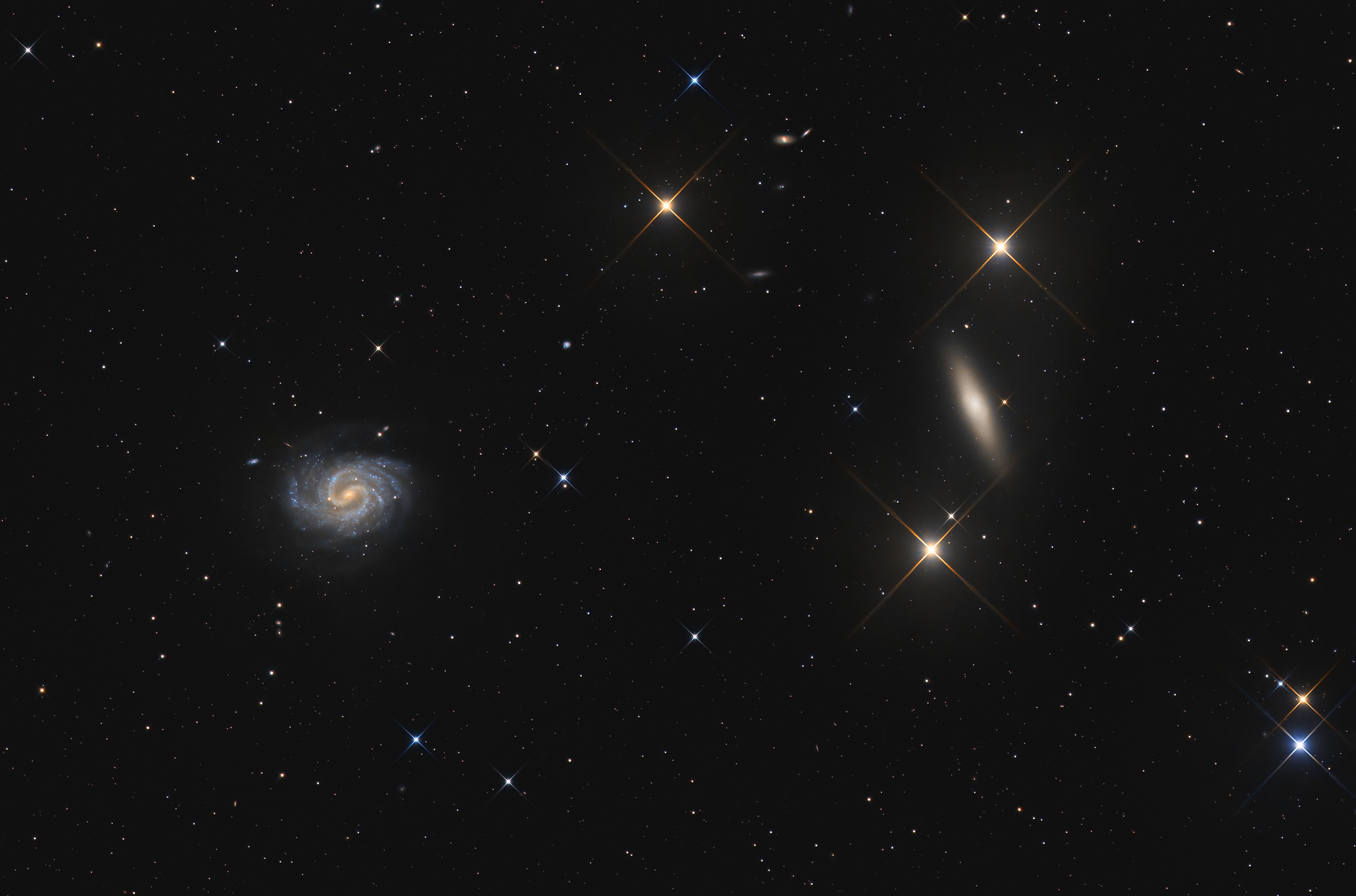 NGC4535 and NGC4526