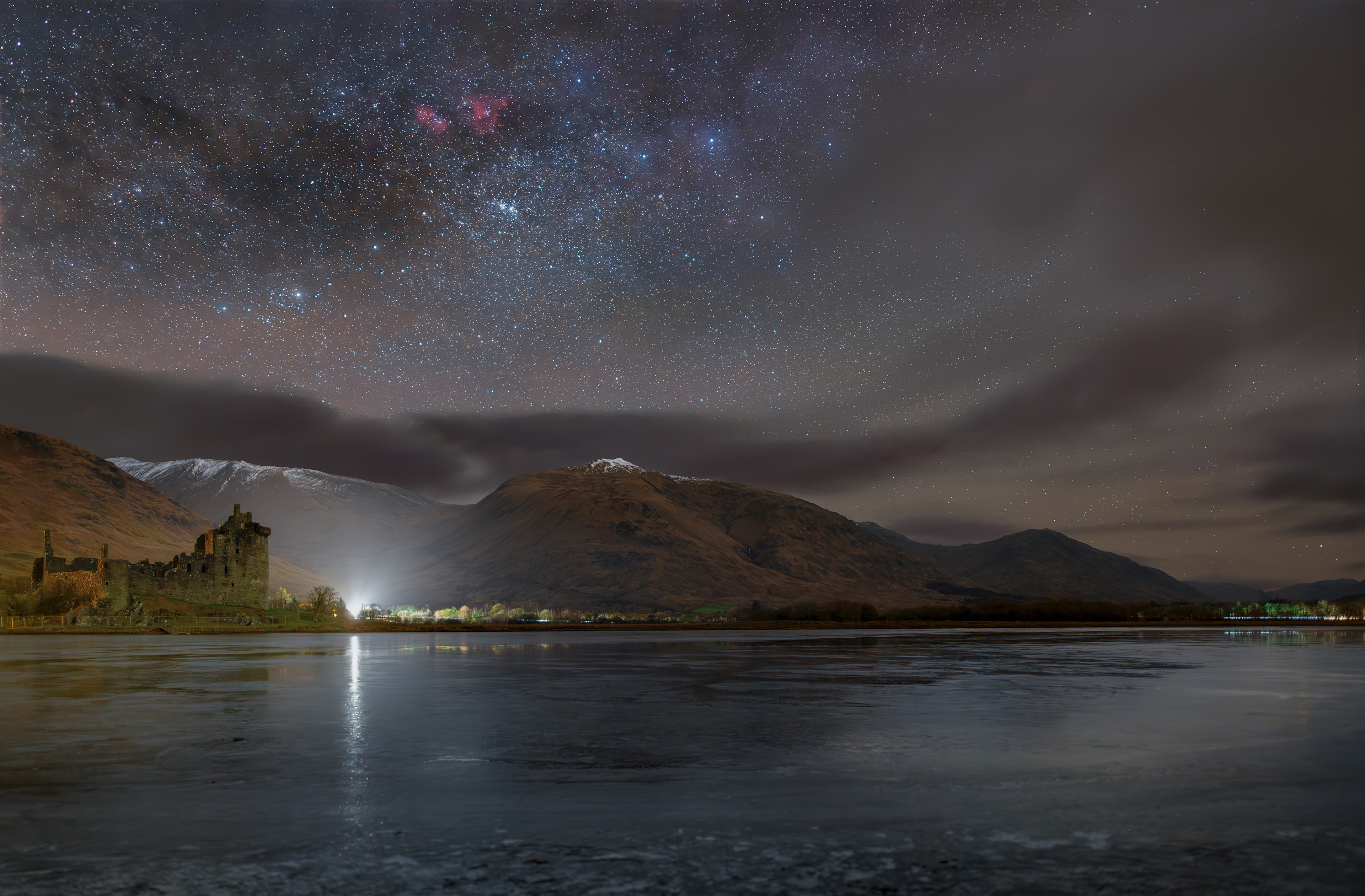Starry night at Kilchurn Castle