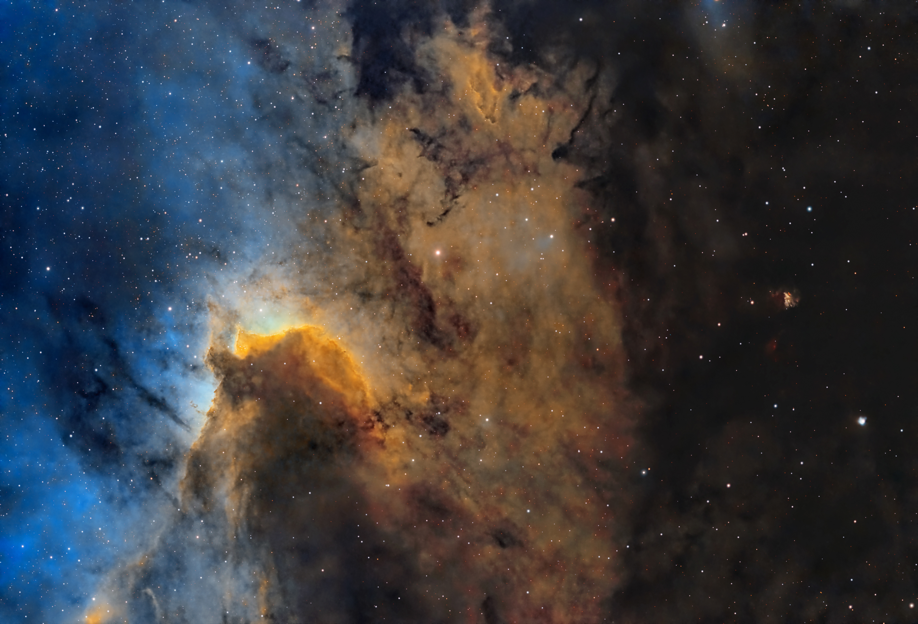 Cave nebula close-up