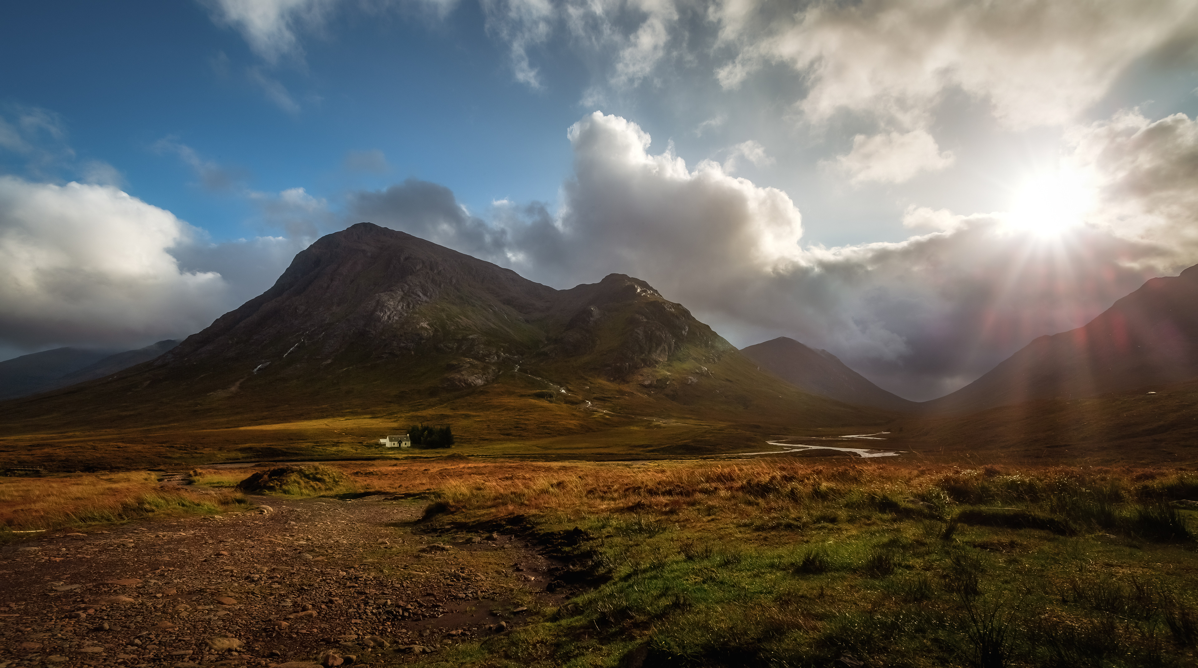 Sunny day in Glencoe