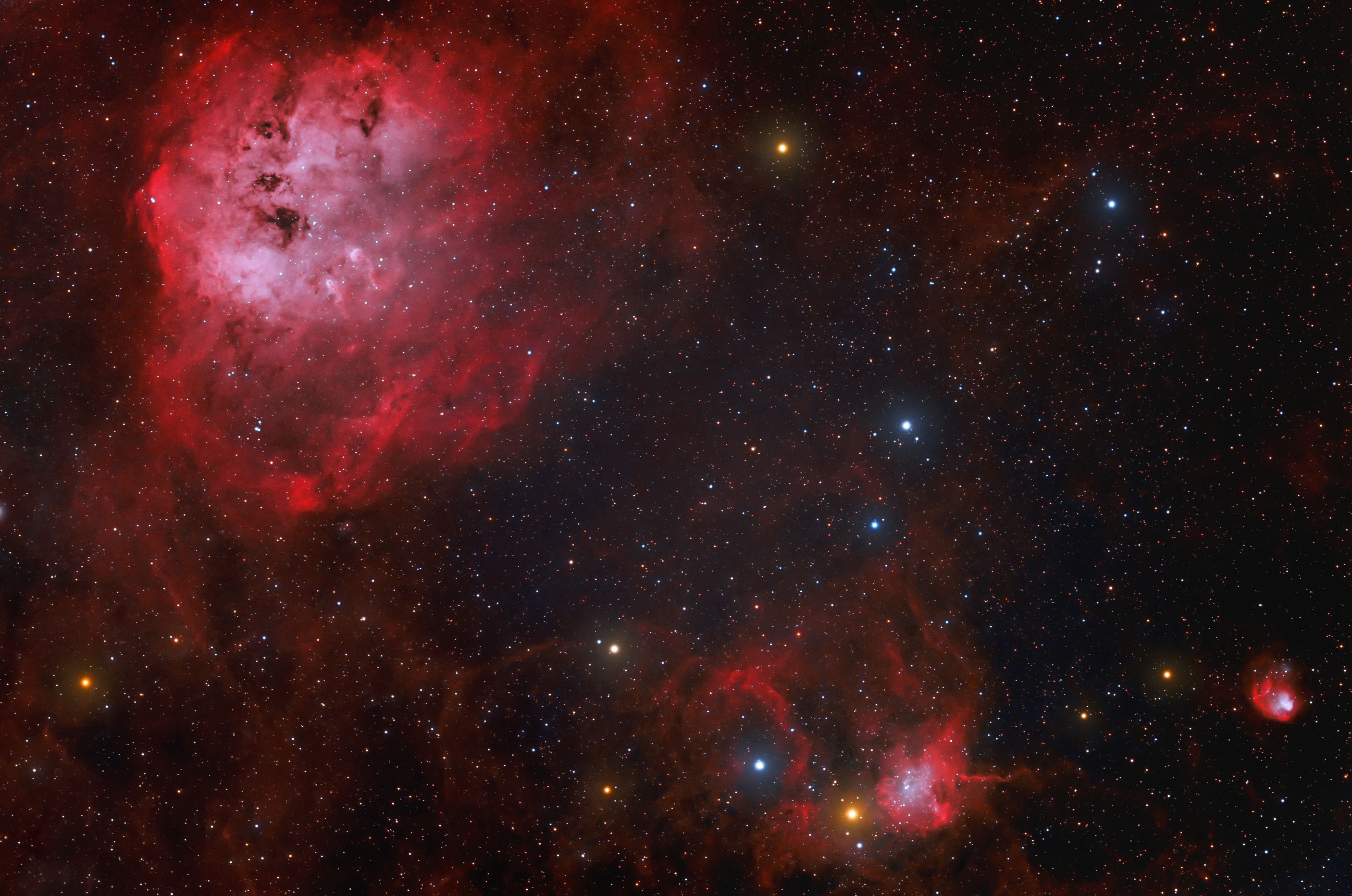 Tadpoles and Spider nebulae