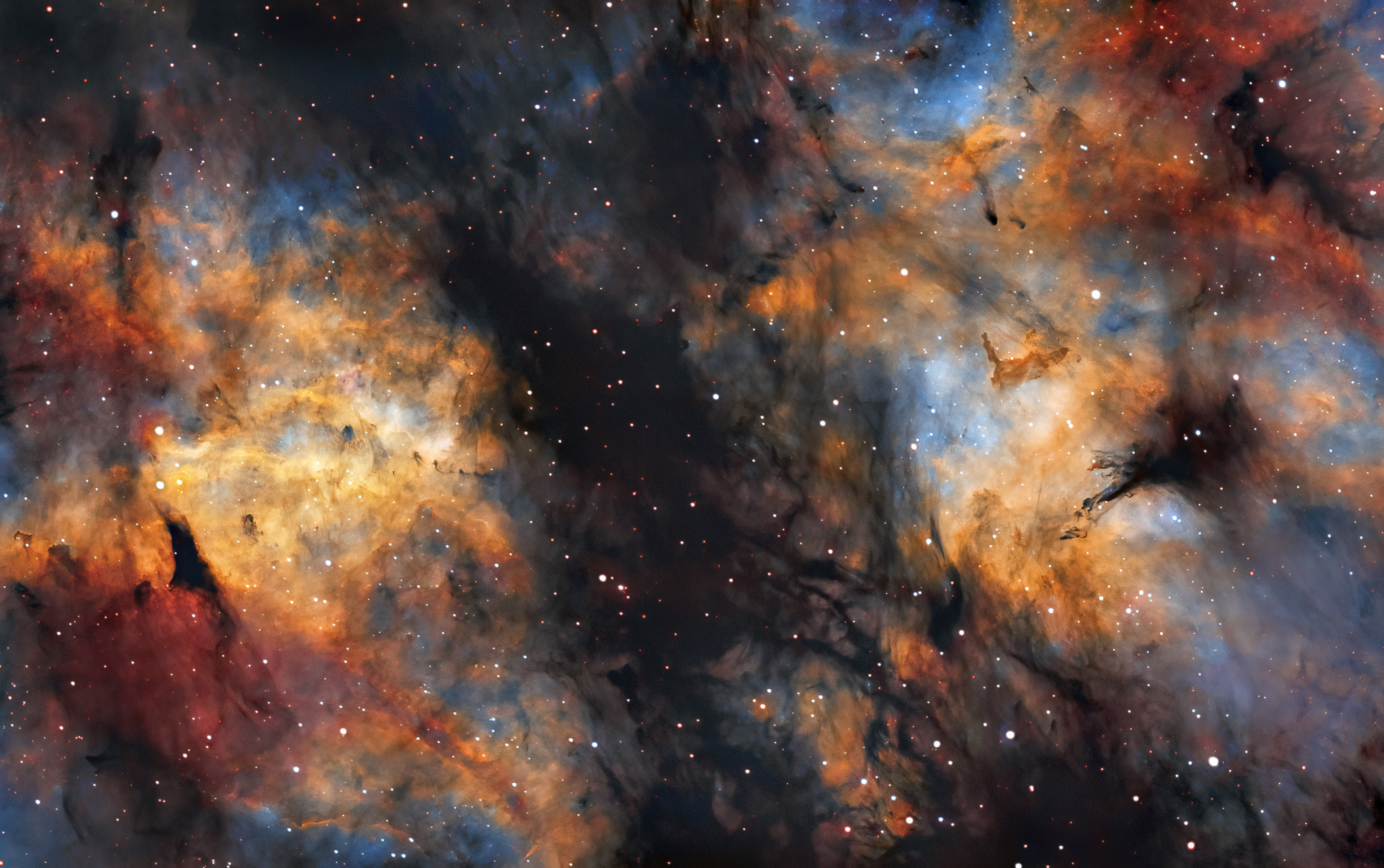 Close up of the Butterfly nebula