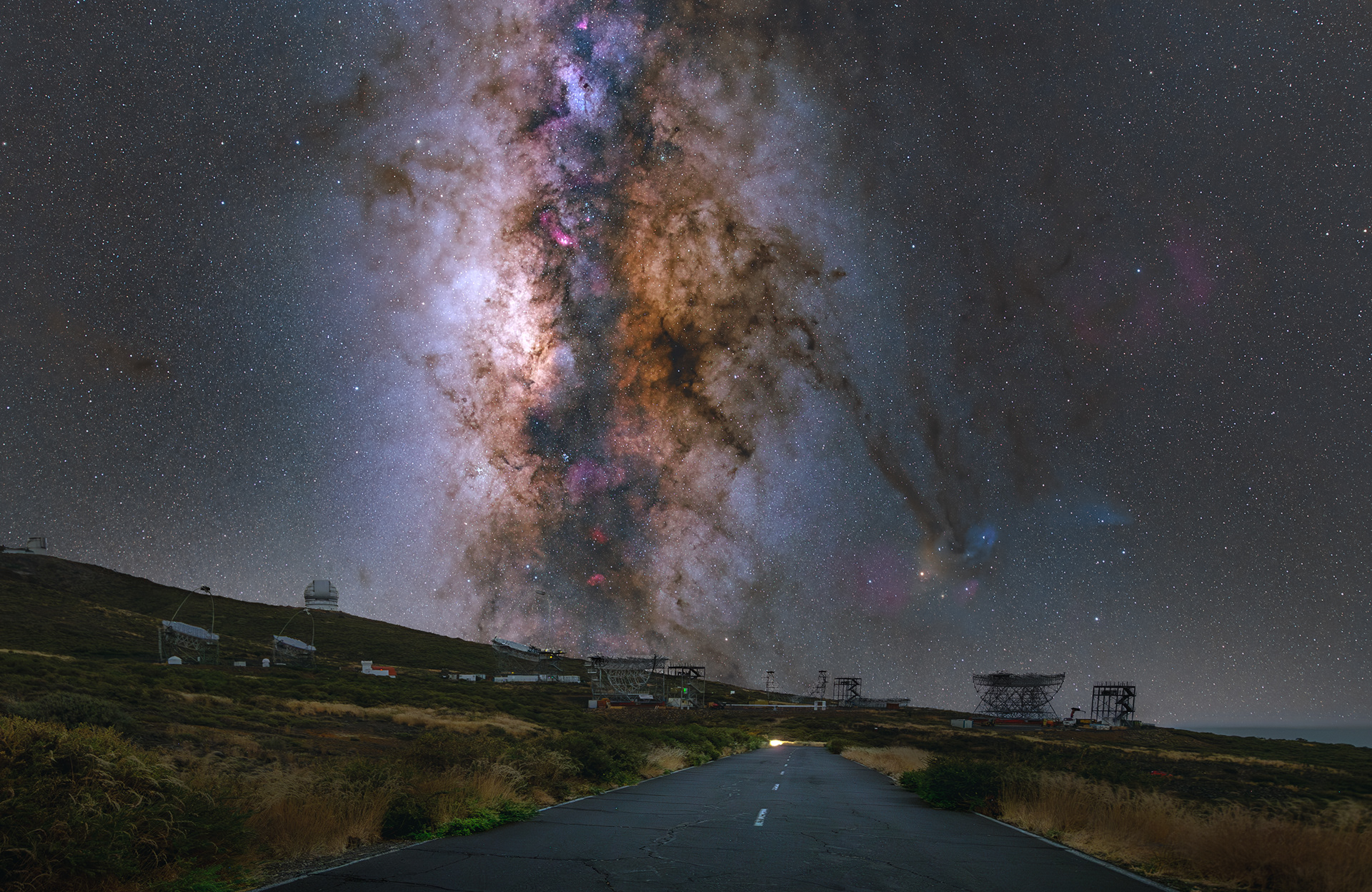 Milky-Way at Roque de los Muchachos 1
