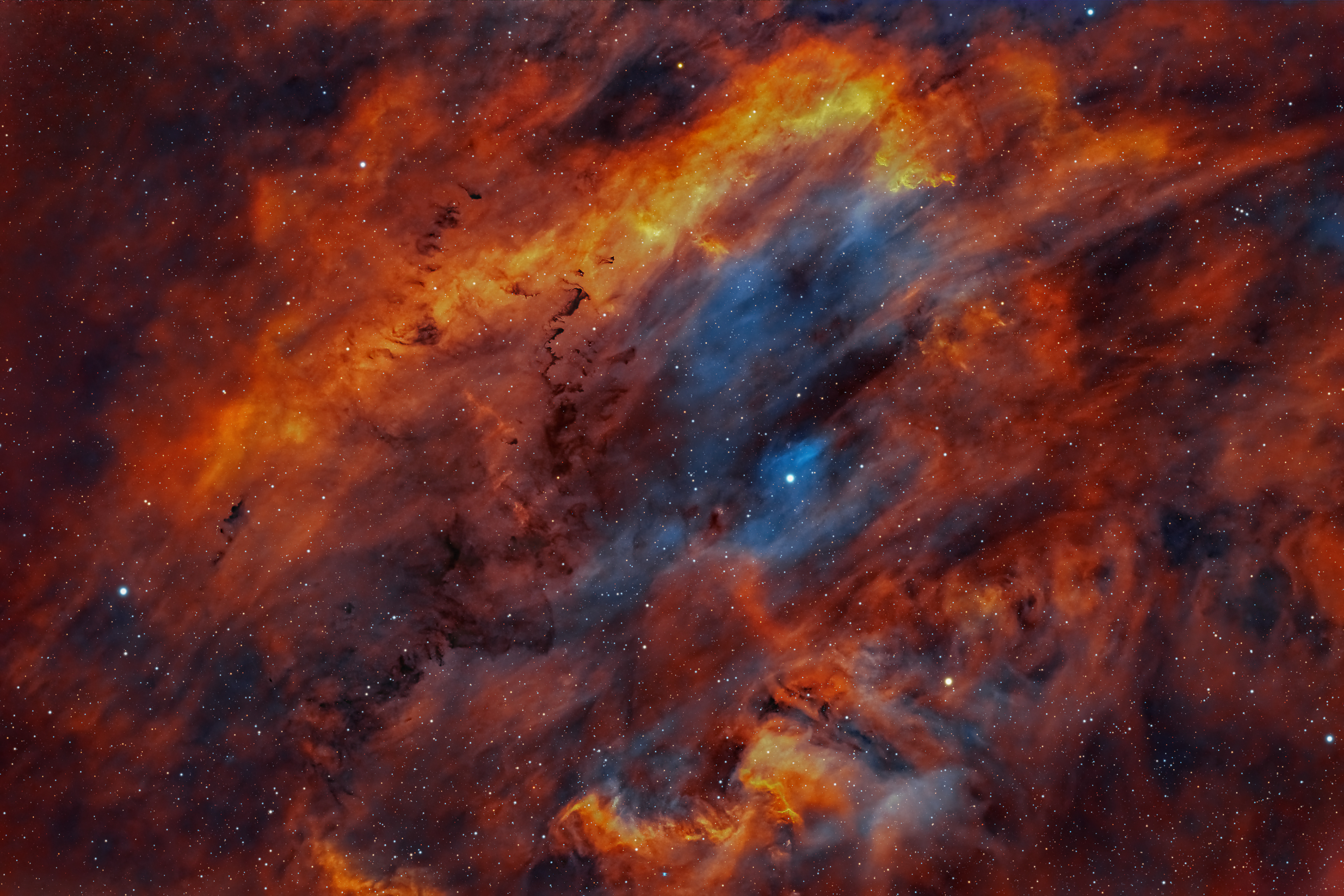 Clamshell nebula
