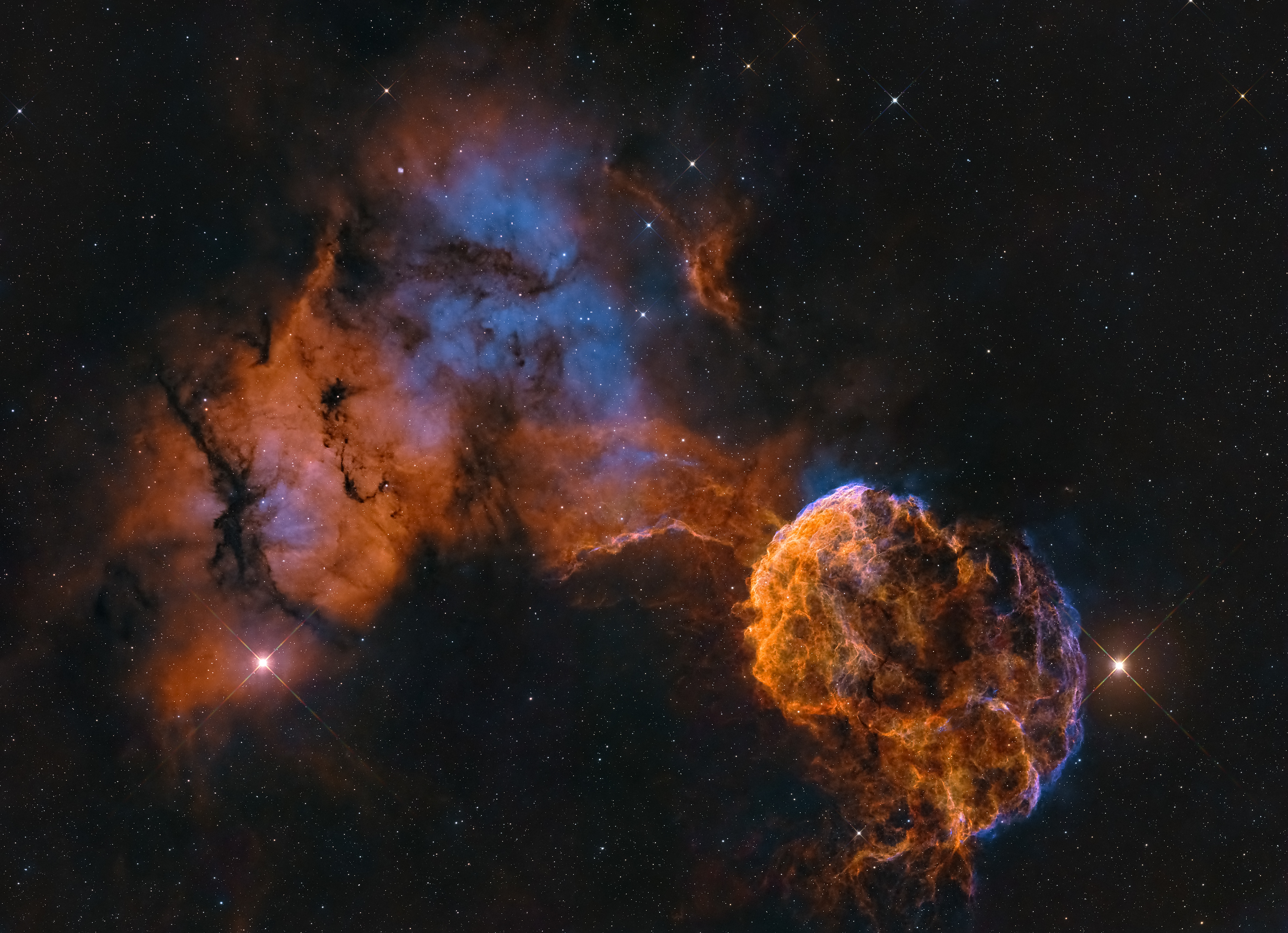 The Jellyfish Nebula in SHO