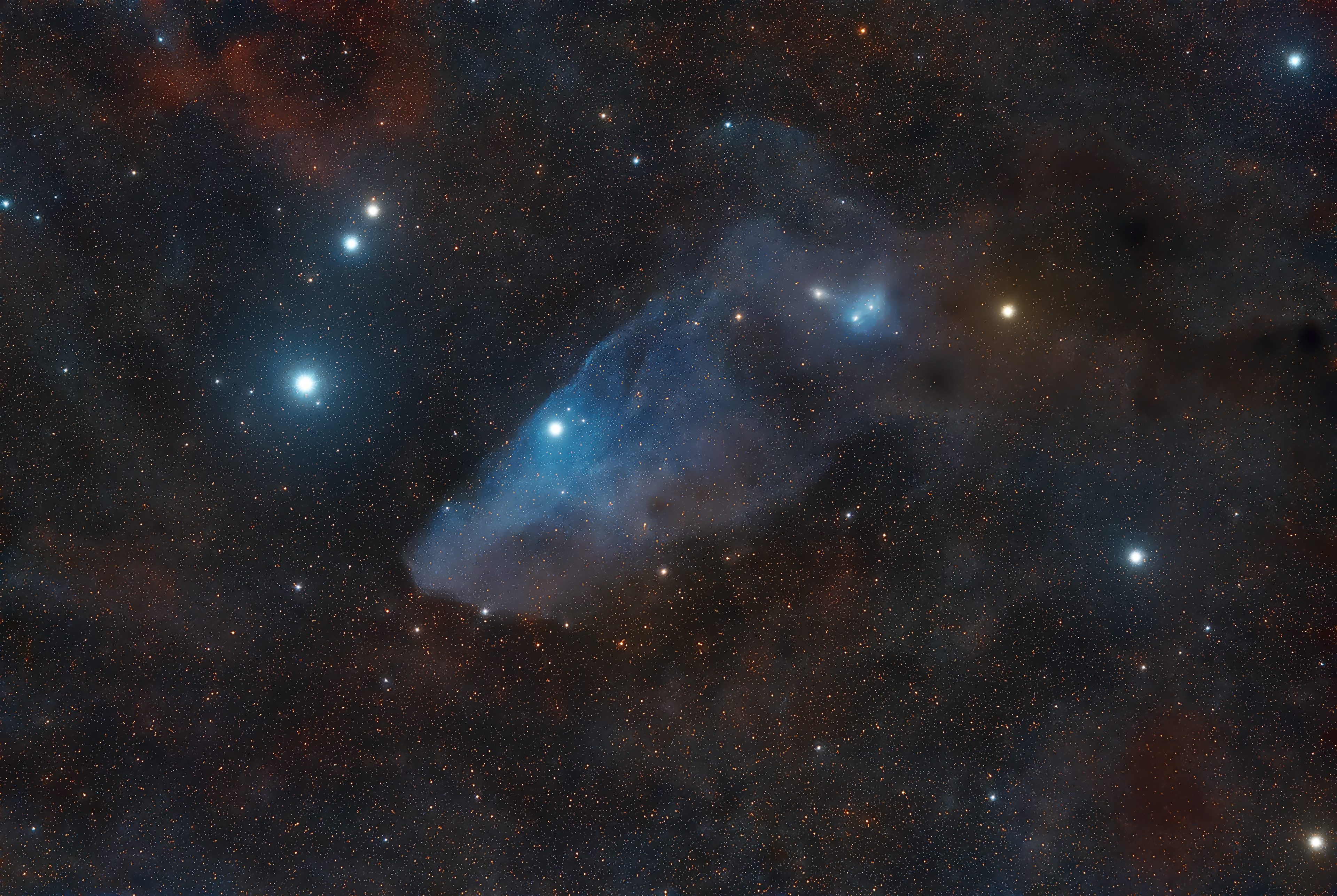 Blue Horsehead nebula
