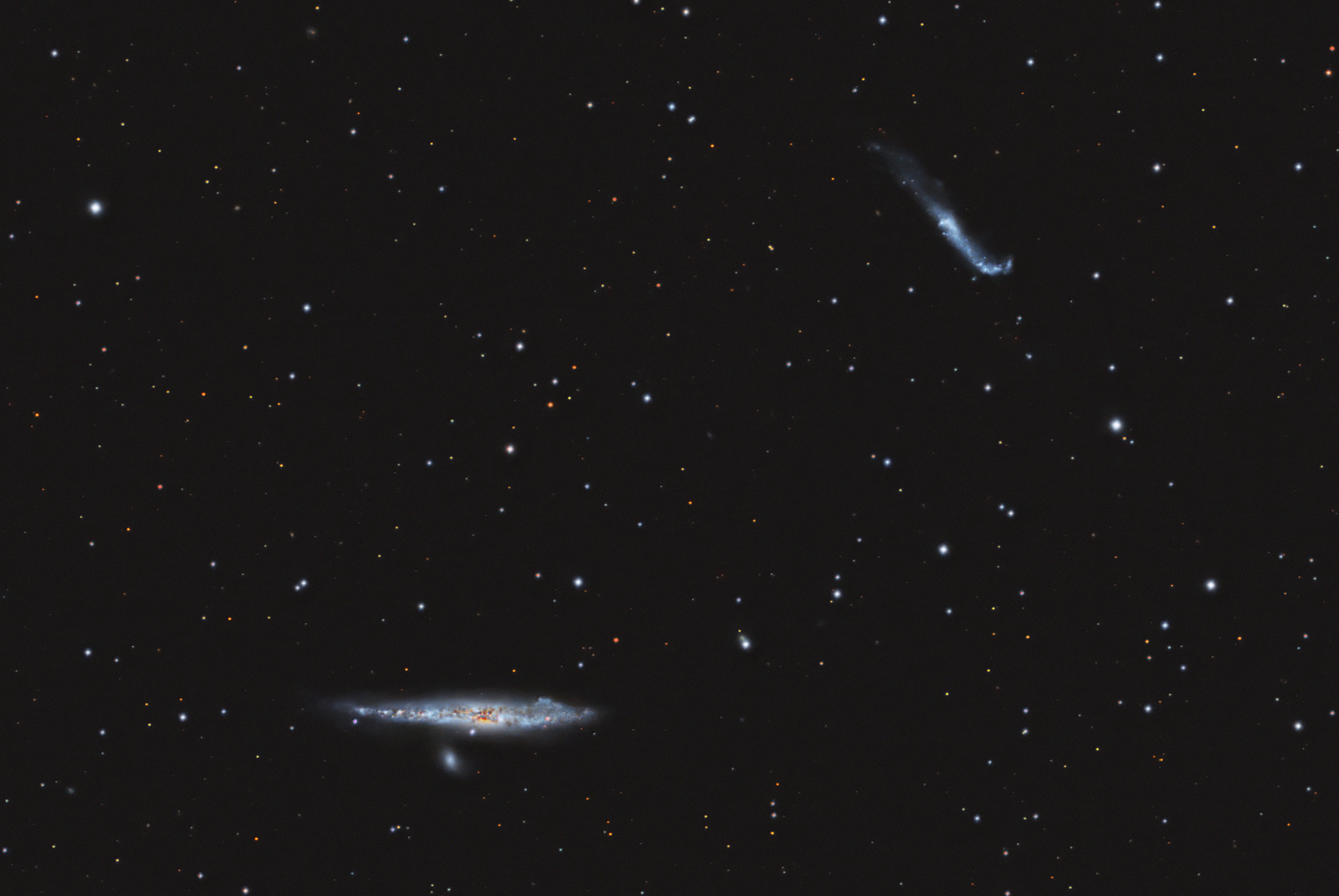 Whale and Crowbar galaxies