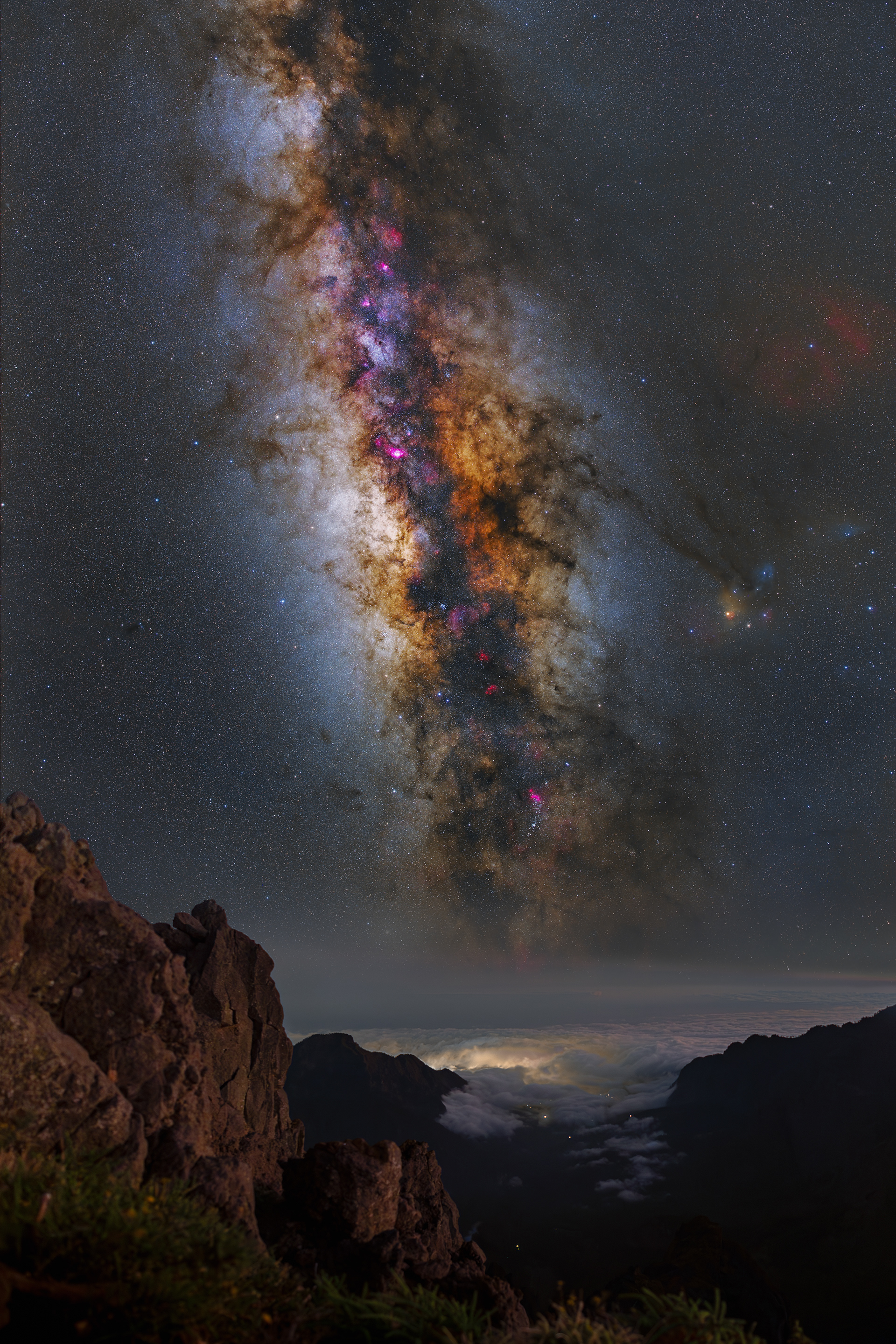 Night Sky at Pico de la Cruz