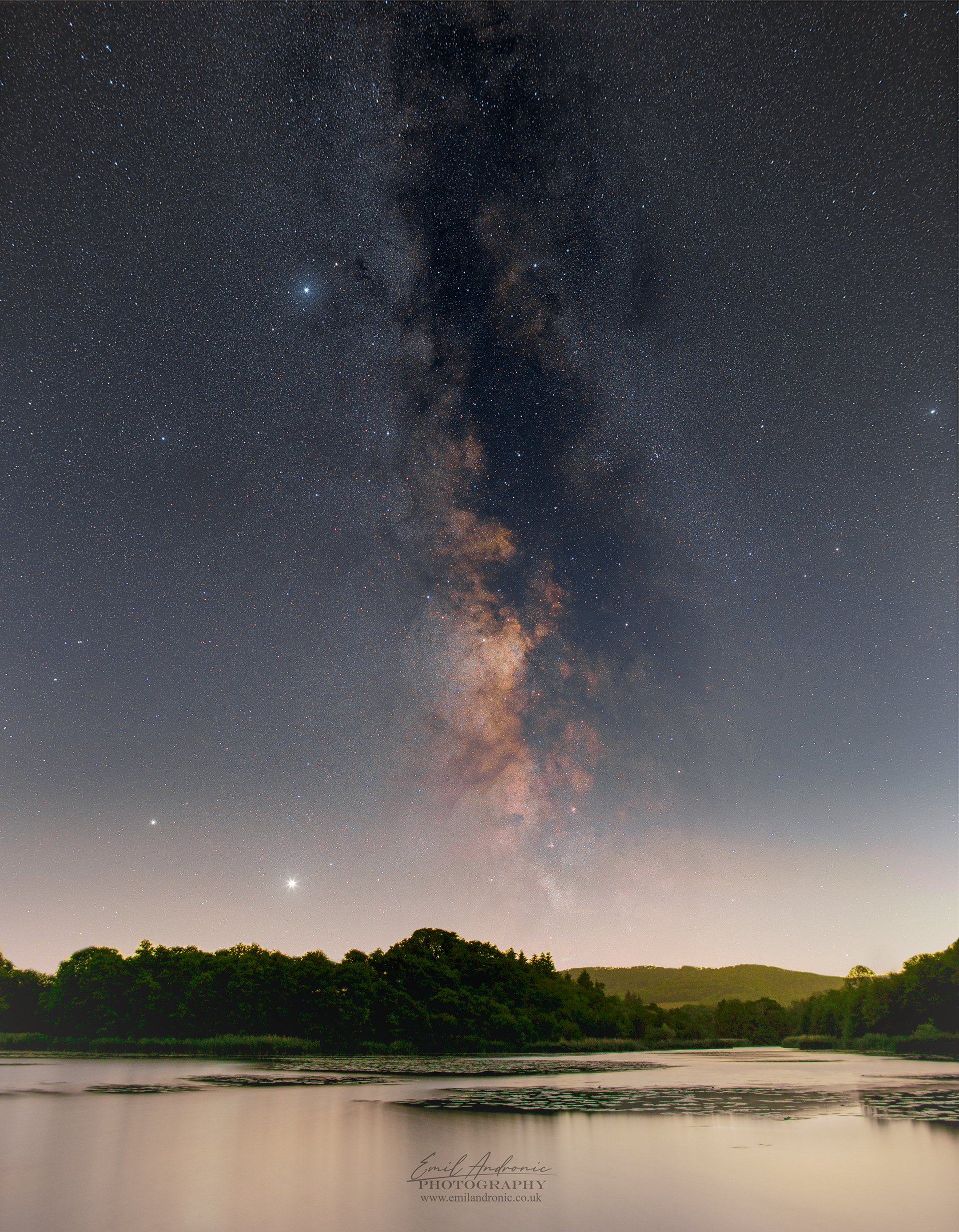 Milky way at Burton Mill Pond