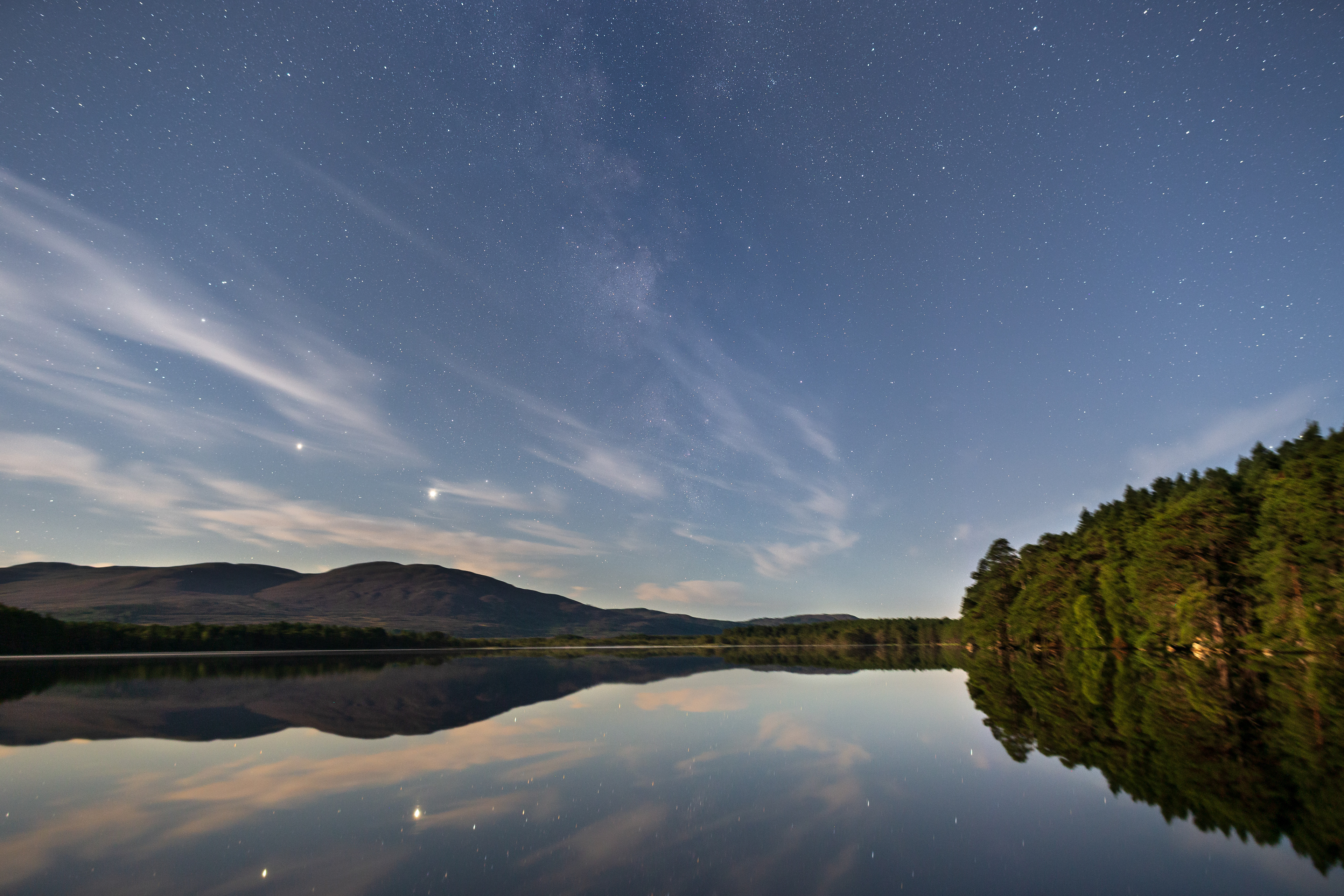 Loch Garten at night