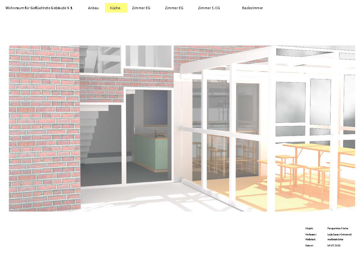 Küche und Wintergarten